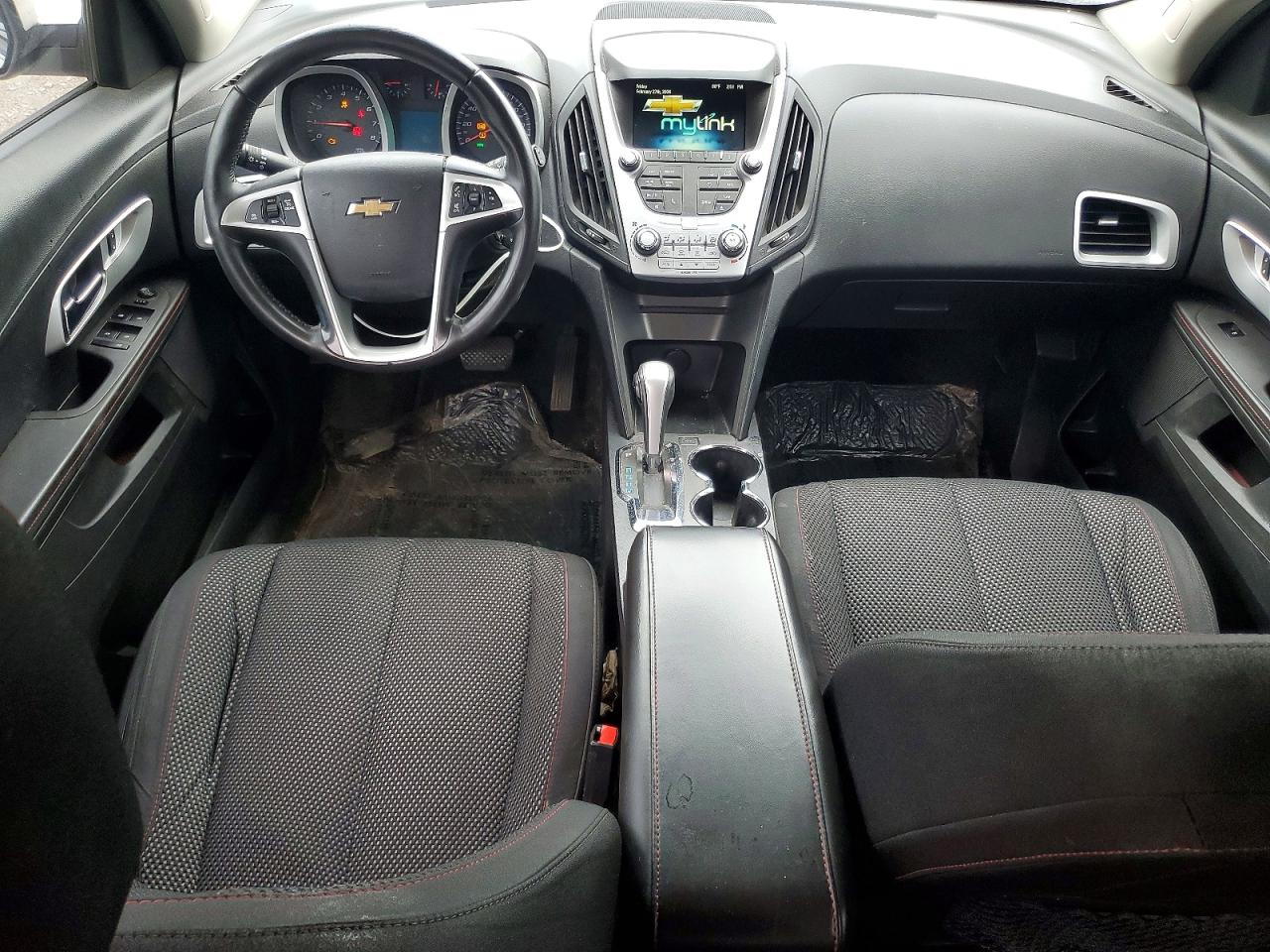 2015 Chev Equinox Белый vin: 1GNALBEK9FZ126354