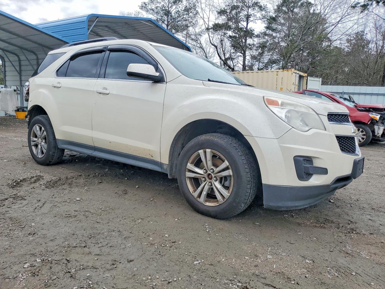 2015 Chev Equinox Белый vin: 1GNALBEK9FZ126354