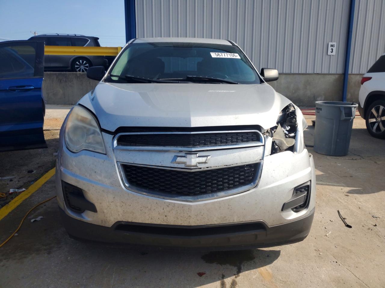2013 Chevrolet Equinox Ls Silver vin: 1GNALBEKXDZ118423