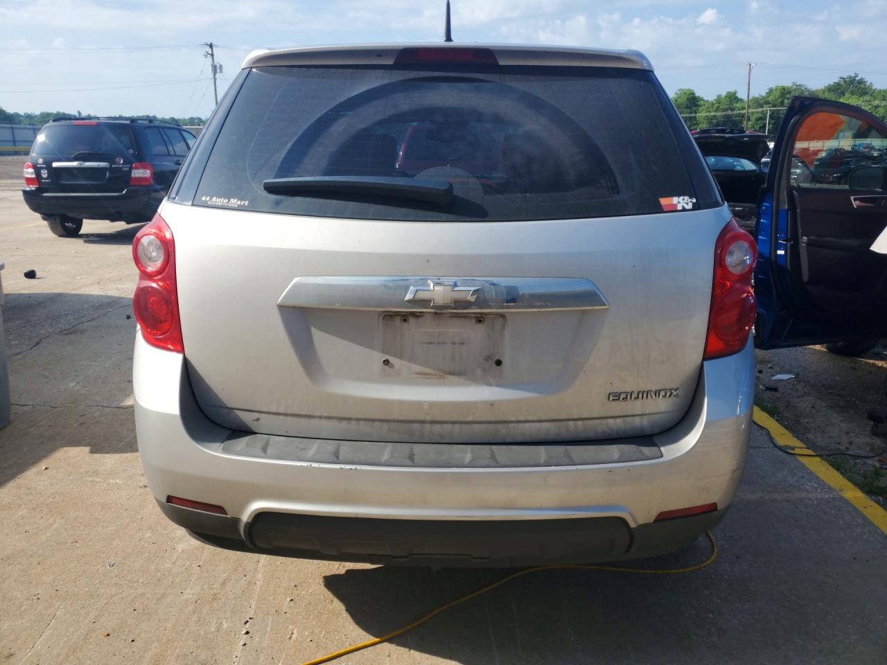 2013 Chevrolet Equinox Ls Silver vin: 1GNALBEKXDZ118423
