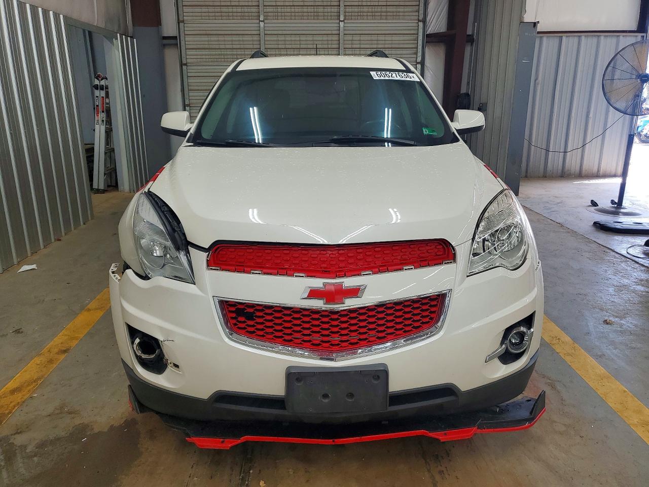 2014 Chevrolet Equinox Lt White vin: 1GNALBEKXEZ117032