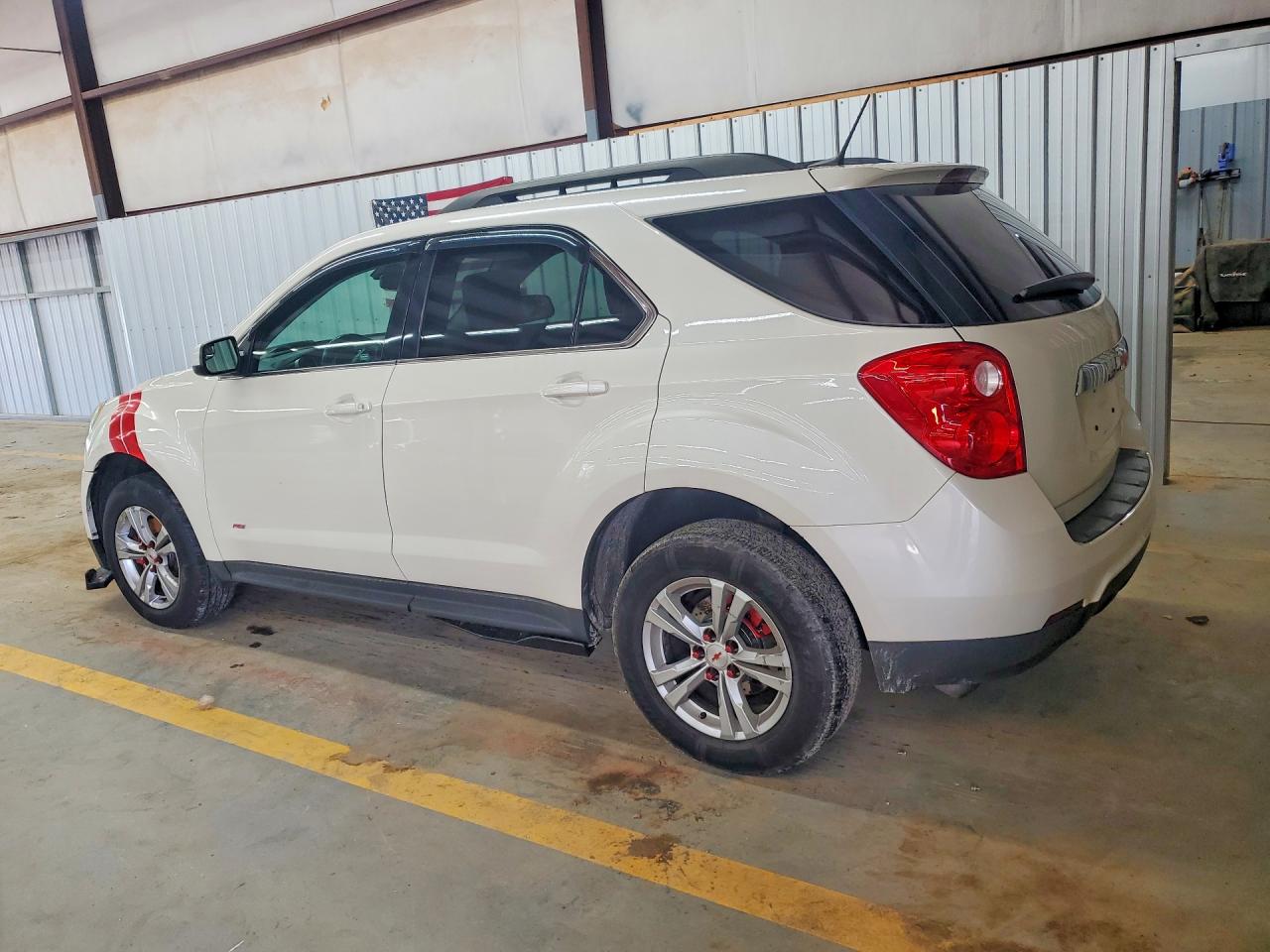 2014 Chevrolet Equinox Lt White vin: 1GNALBEKXEZ117032