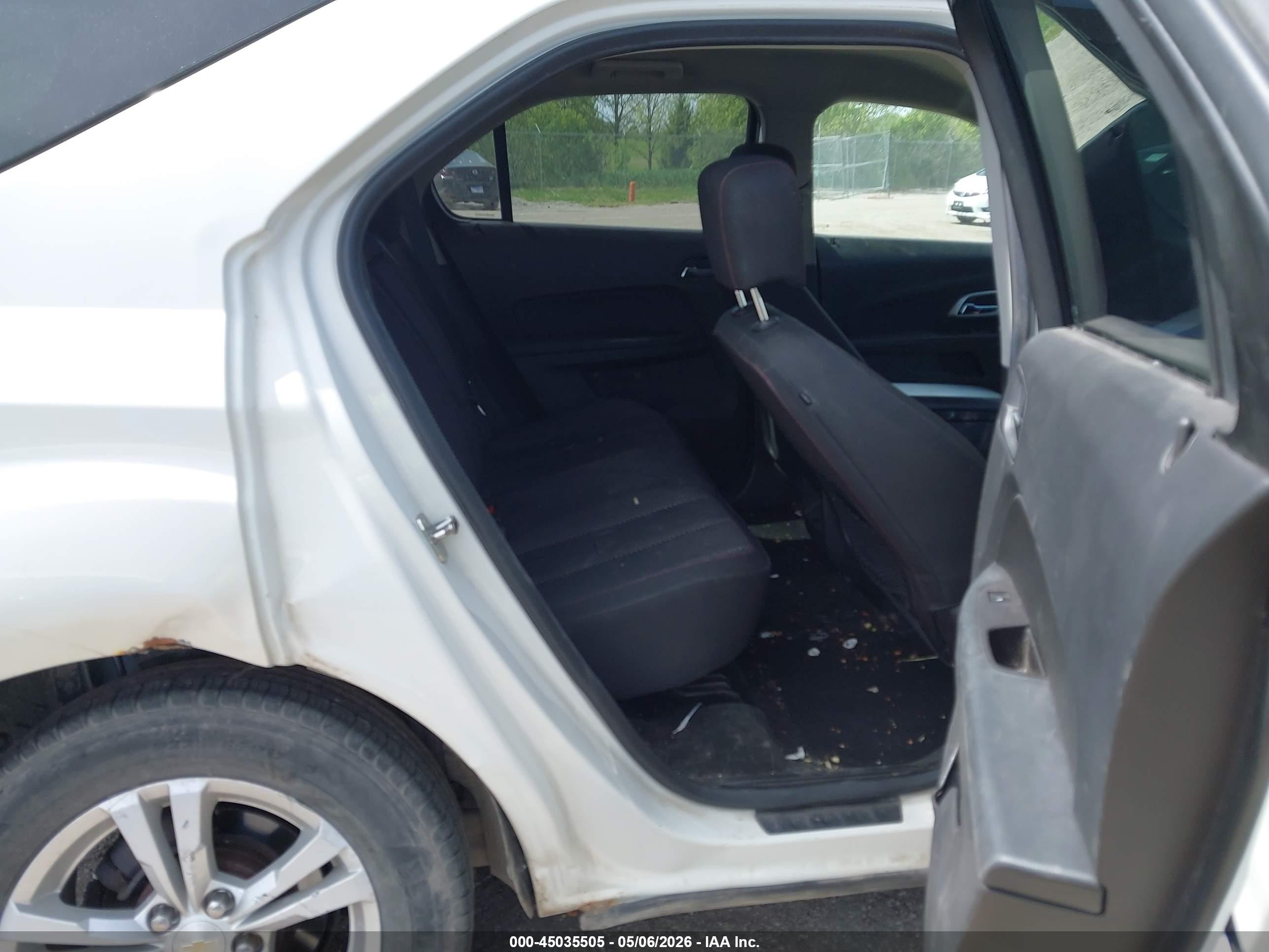 2014 Chevrolet Equinox 1lt Белый vin: 1GNALBEKXEZ130444