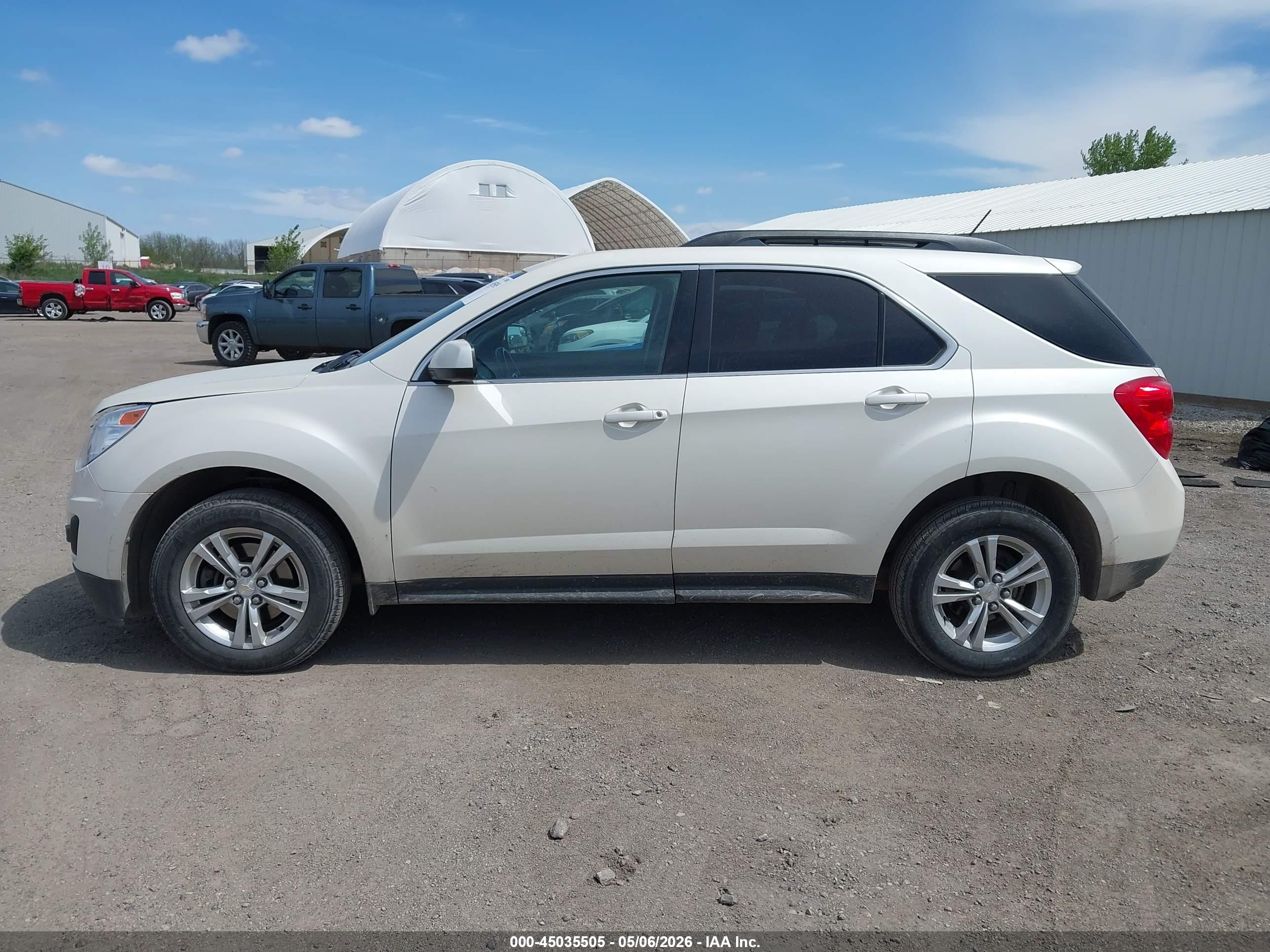 2014 Chevrolet Equinox 1lt Белый vin: 1GNALBEKXEZ130444