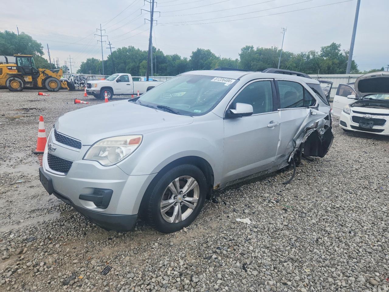2015 Chevrolet Equinox Lt Серебряный vin: 1GNALBEKXFZ116481