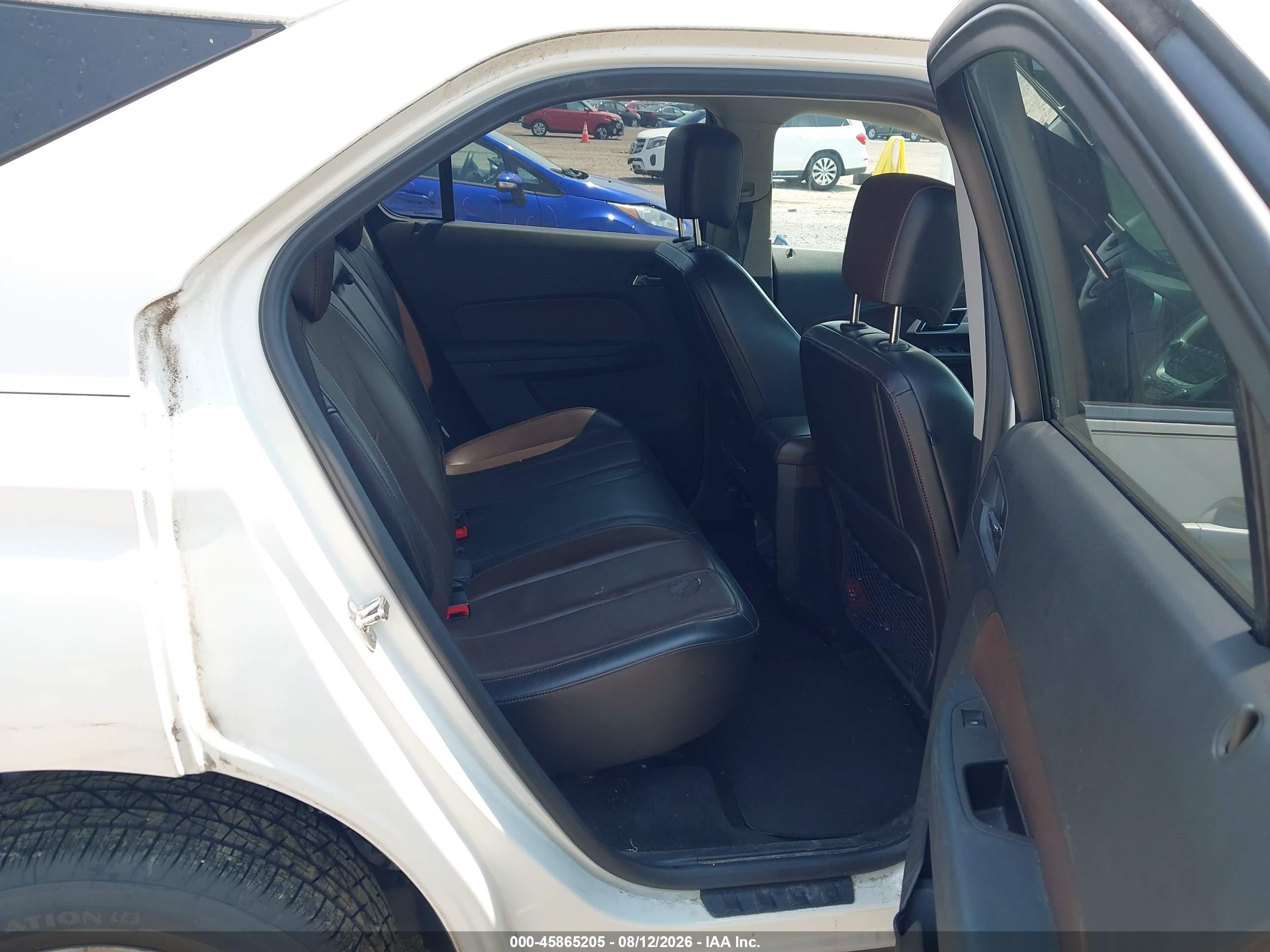 2014 Chevrolet Equinox Lt White vin: 1GNALCEK0EZ115599