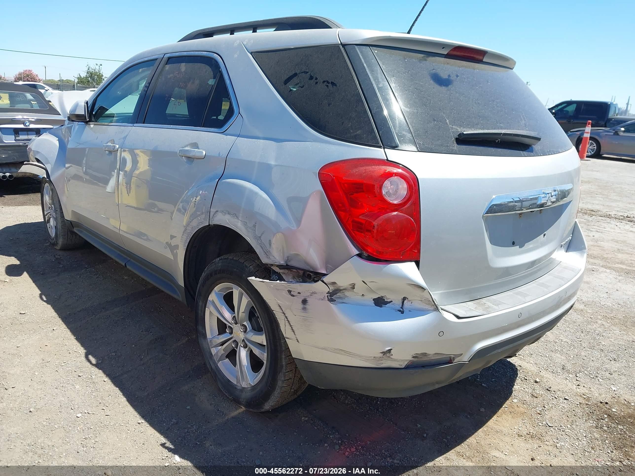 2015 Chevrolet Equinox Lt Silver vin: 1GNALCEK0FZ113496