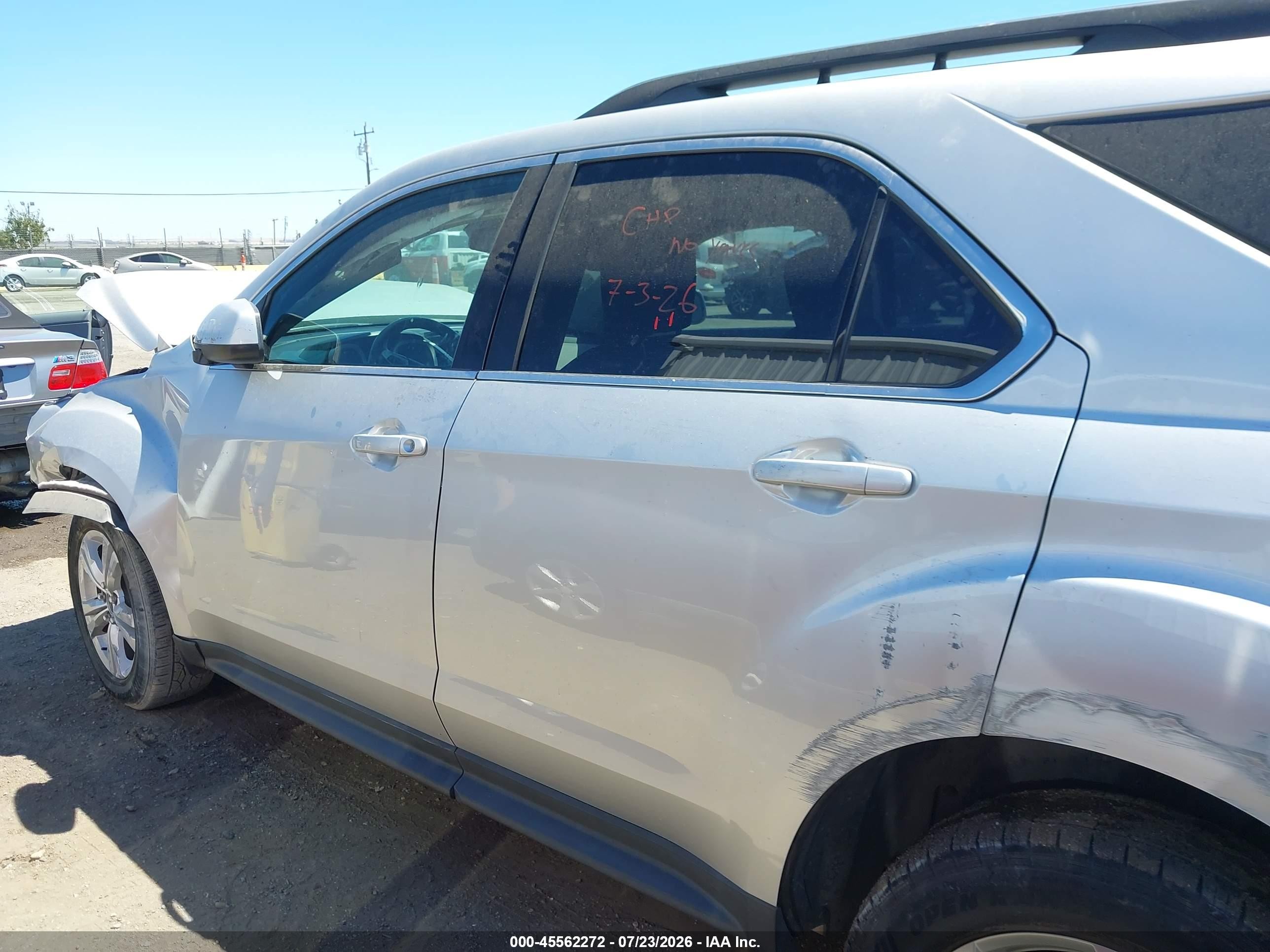 2015 Chevrolet Equinox Lt Silver vin: 1GNALCEK0FZ113496