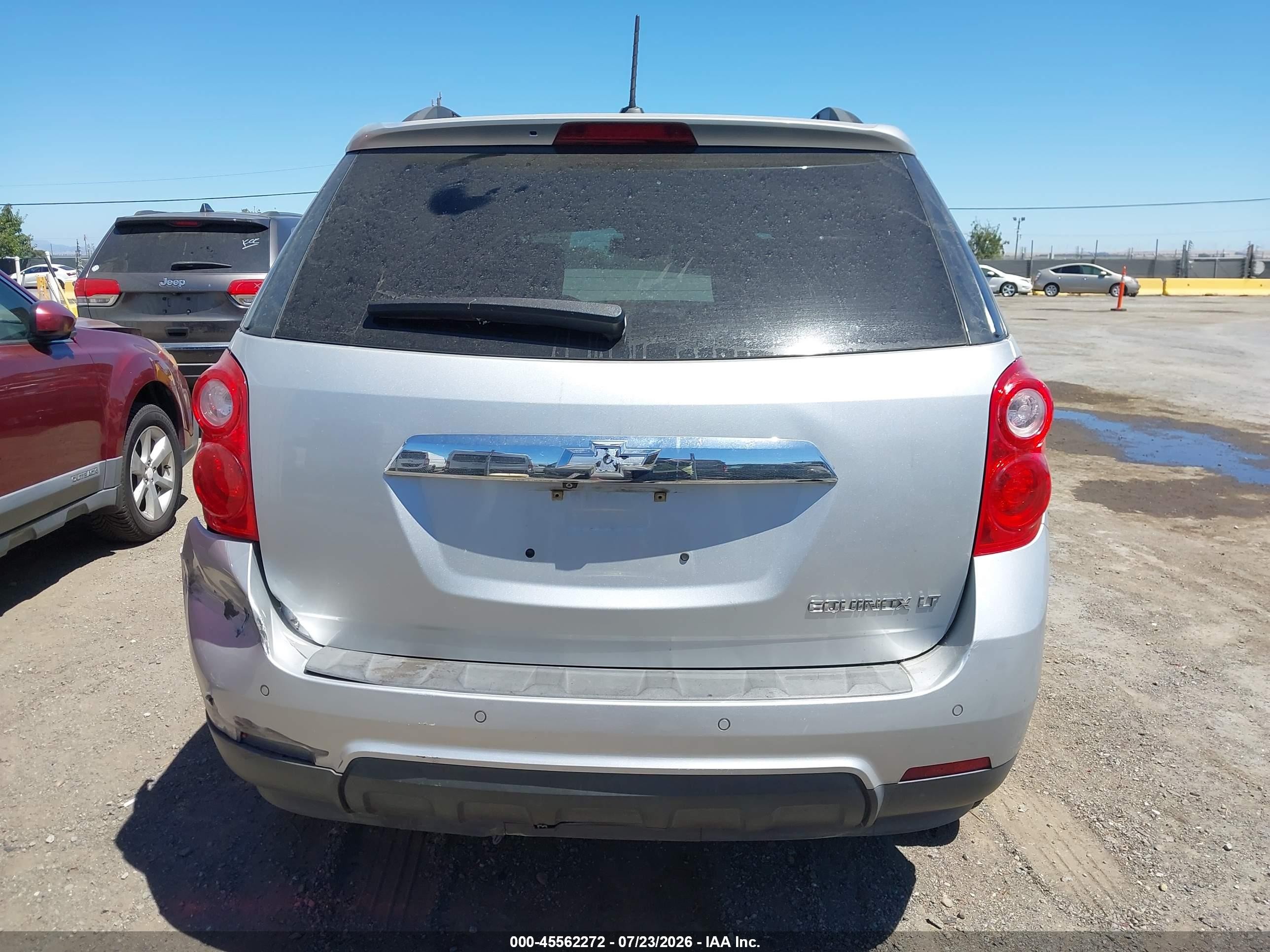 2015 Chevrolet Equinox Lt Silver vin: 1GNALCEK0FZ113496