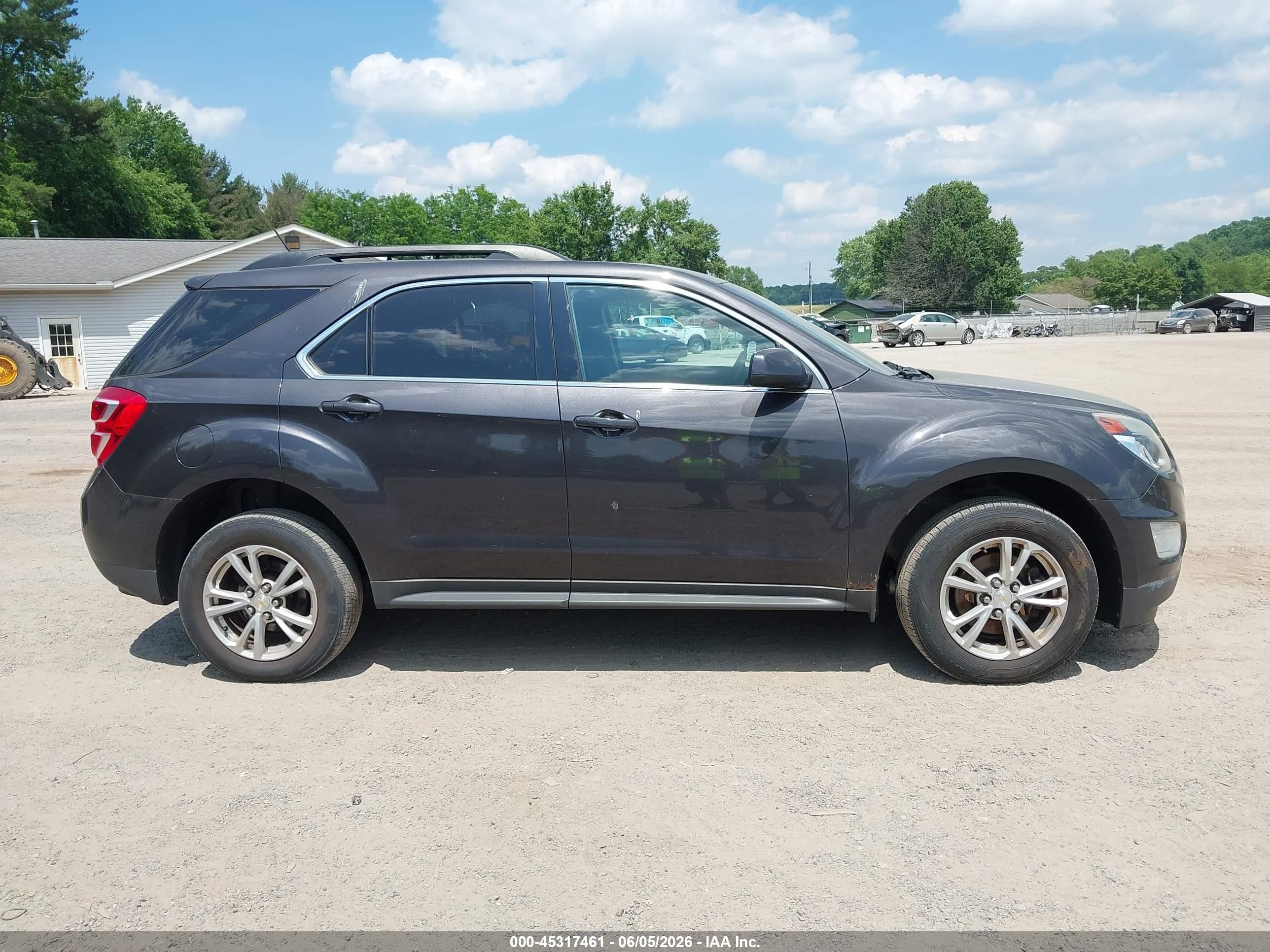 2016 Chevrolet Equinox Lt Черный vin: 1GNALCEK0GZ106128