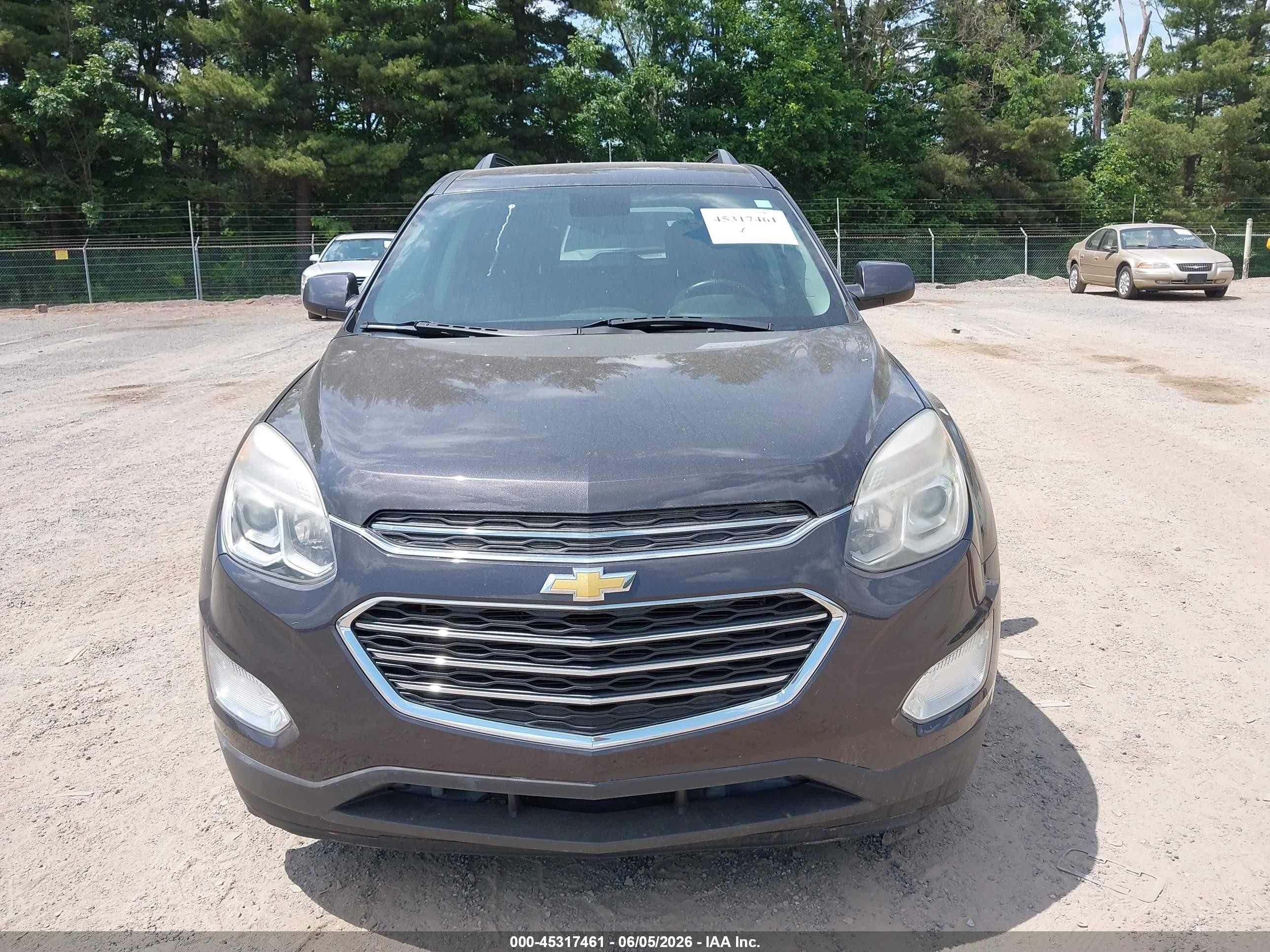2016 Chevrolet Equinox Lt Черный vin: 1GNALCEK0GZ106128