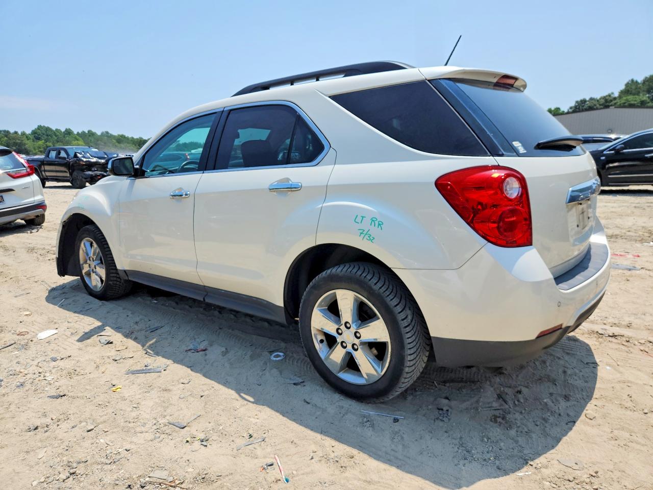 2014 Chevrolet Equinox Lt White vin: 1GNALCEK1EZ112808