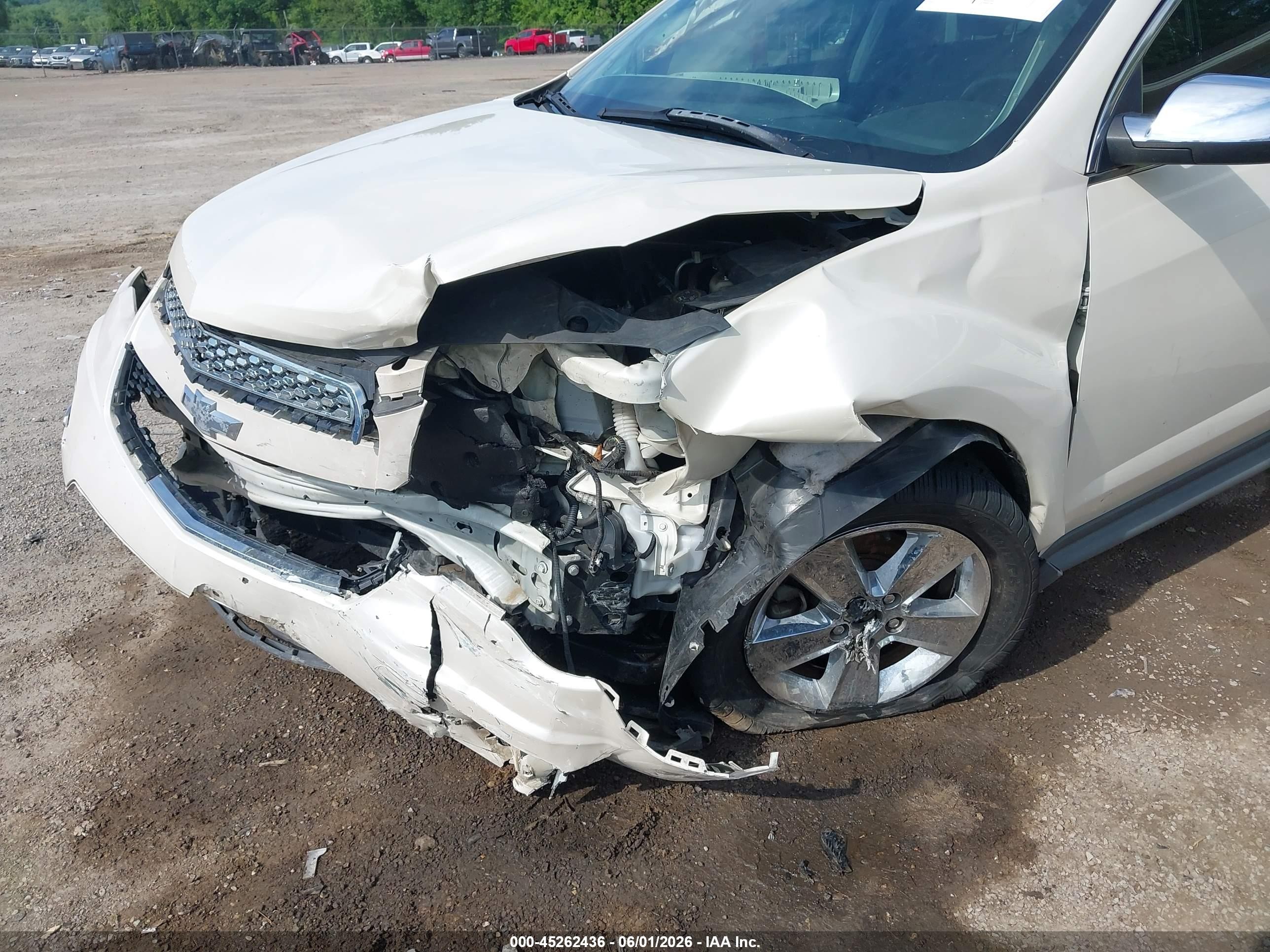 2014 Chevrolet Equinox 2lt White vin: 1GNALCEK2EZ108847