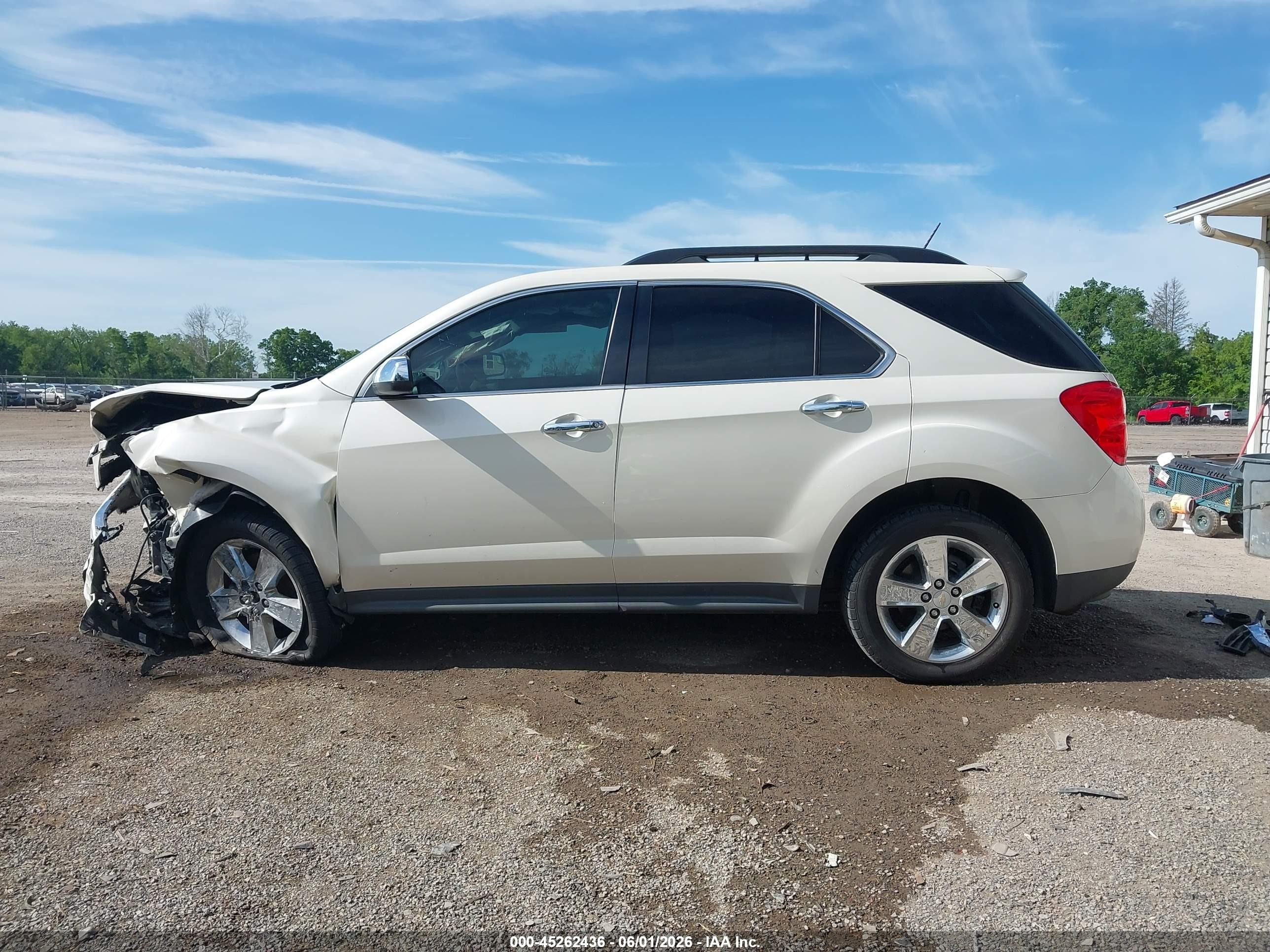 2014 Chevrolet Equinox 2lt White vin: 1GNALCEK2EZ108847