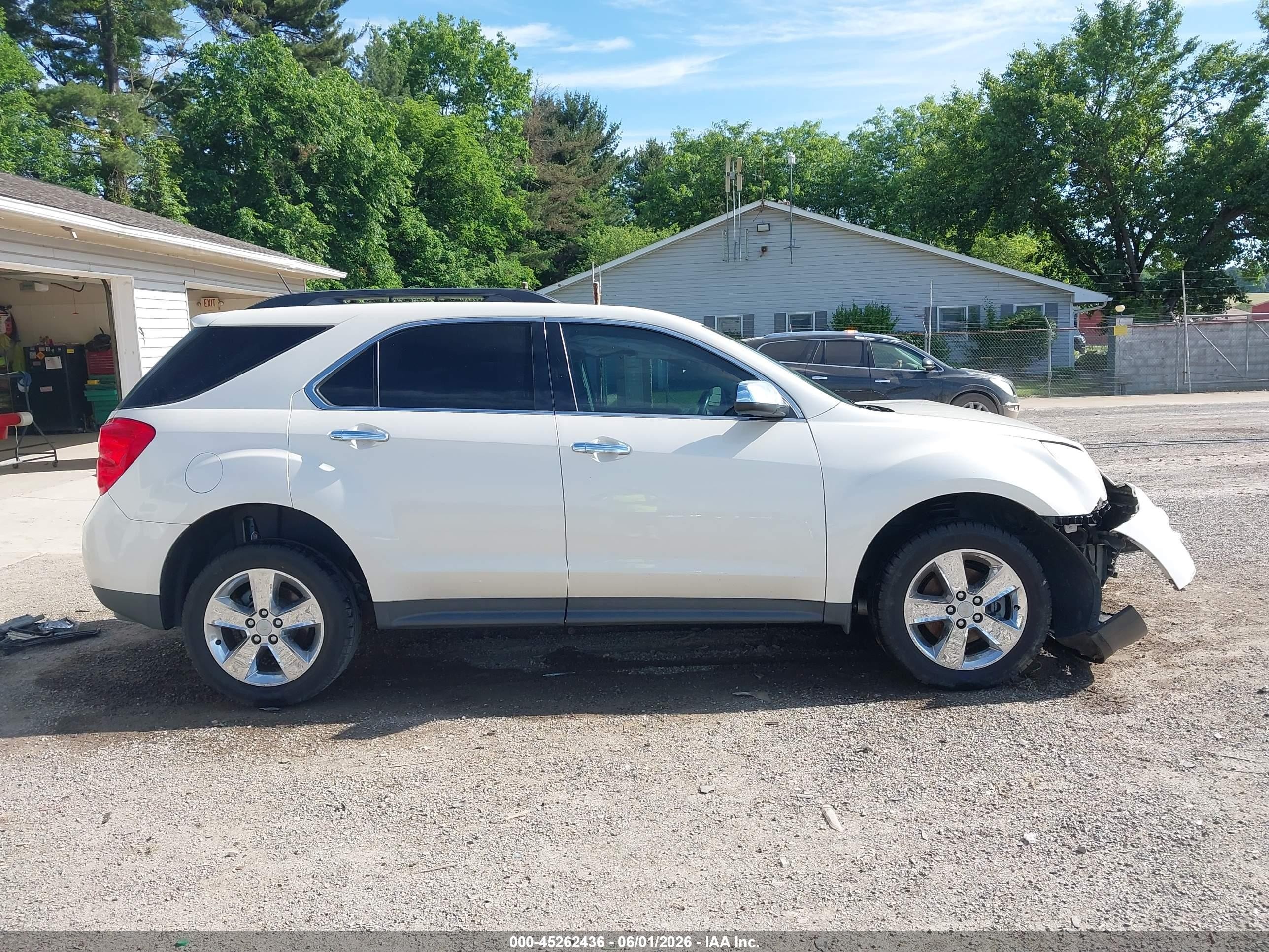2014 Chevrolet Equinox 2lt White vin: 1GNALCEK2EZ108847