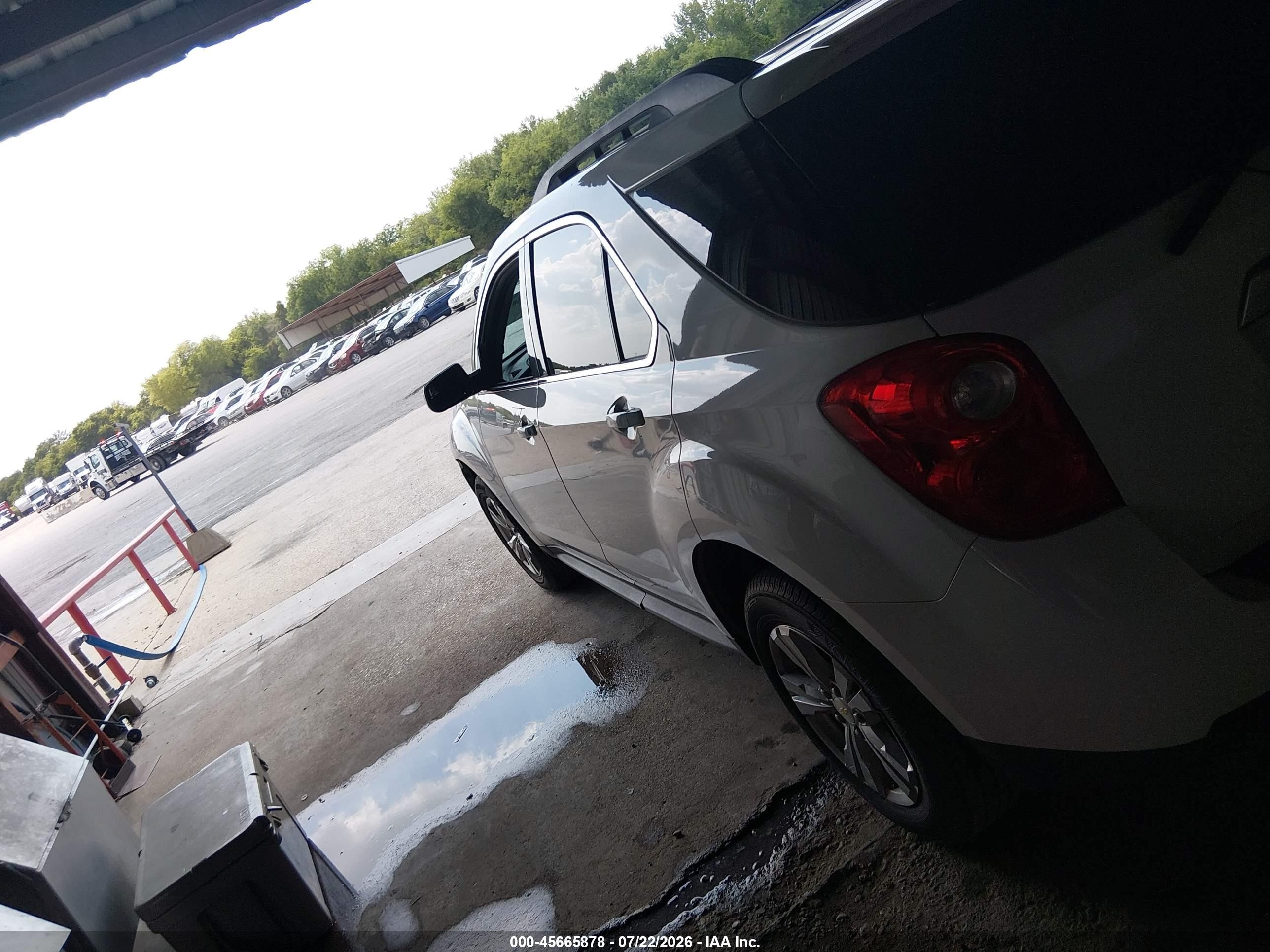 2014 Chevrolet Equinox Lt White vin: 1GNALCEK2EZ123042