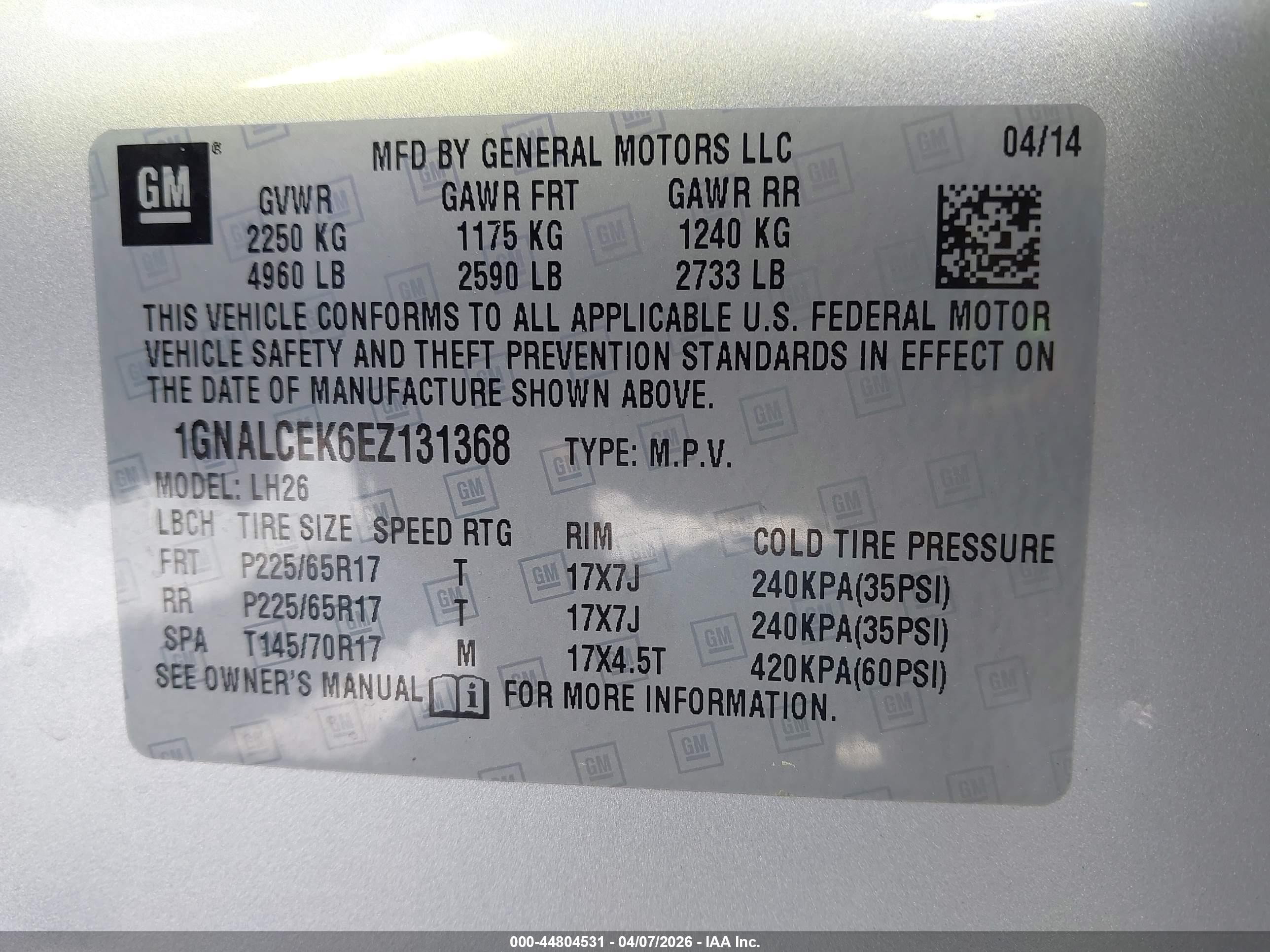 2014 Chevrolet Equinox 2lt Silver vin: 1GNALCEK6EZ131368