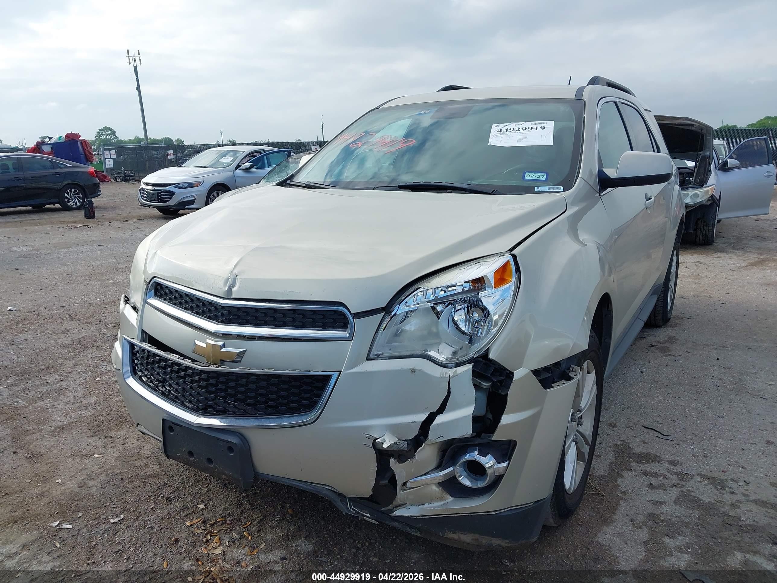 2015 Chevrolet Equinox 2lt Beige vin: 1GNALCEK6FZ107377
