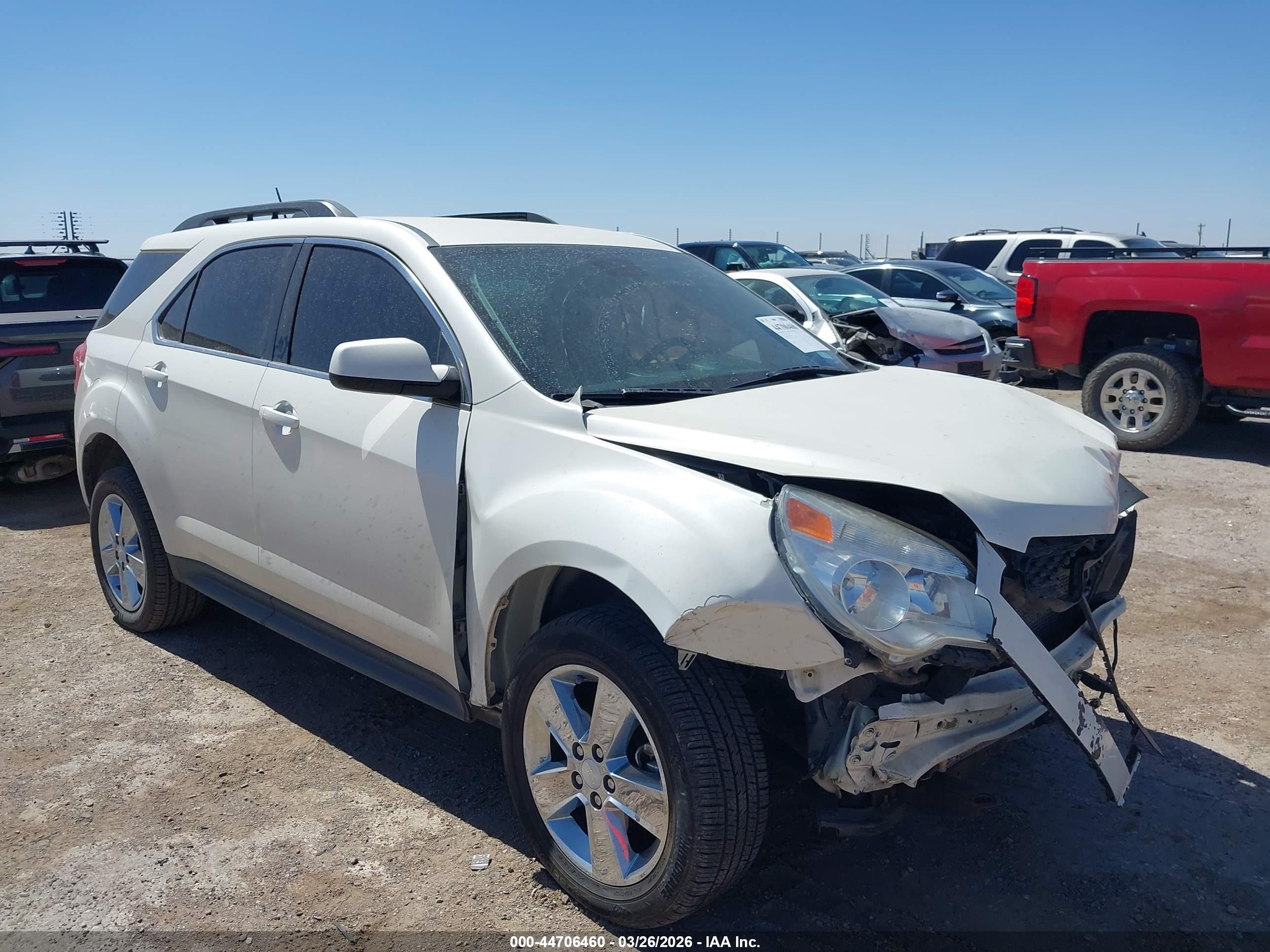 2015 Chevrolet Equinox 2lt White vin: 1GNALCEK6FZ138239