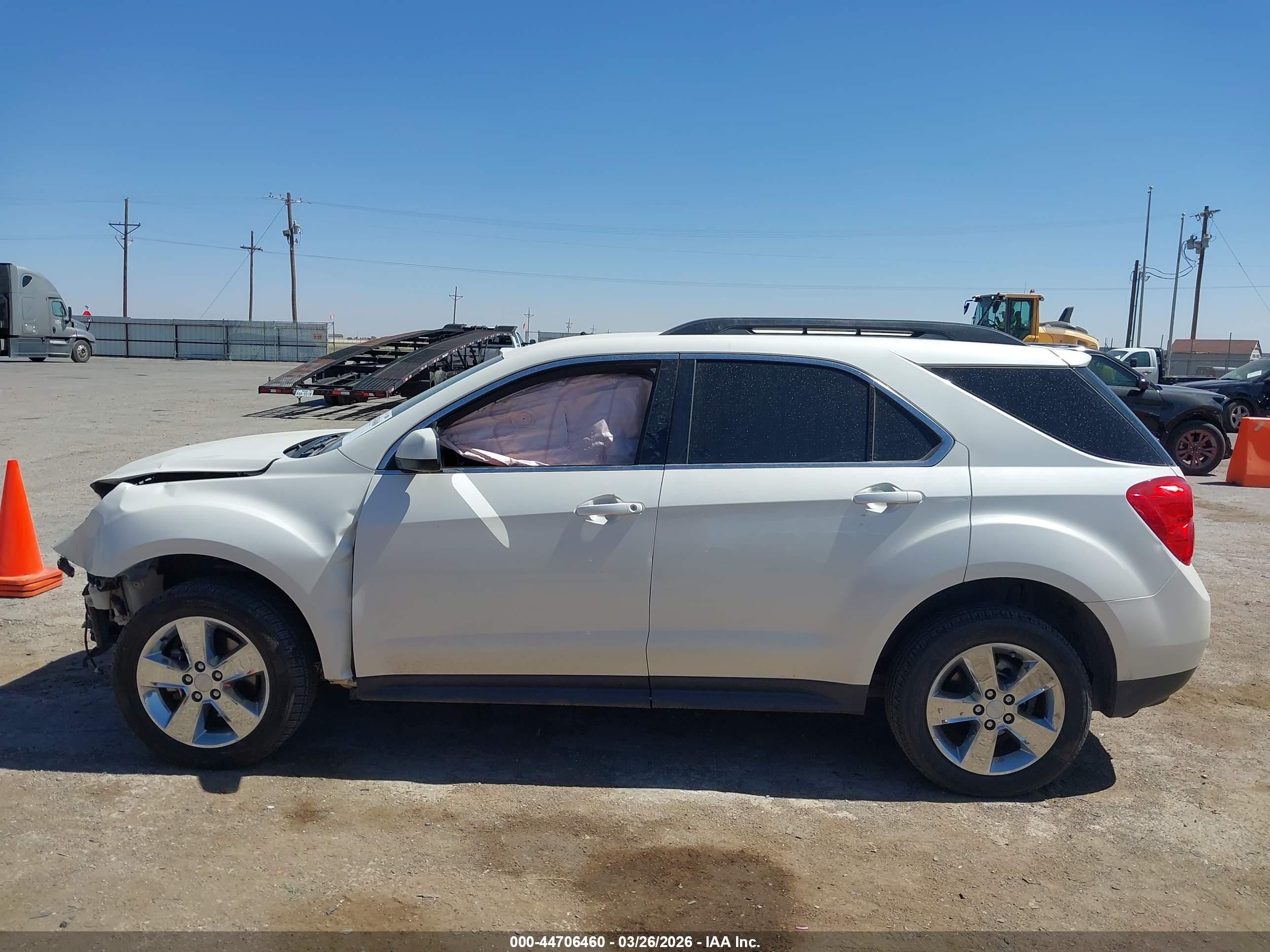 2015 Chevrolet Equinox 2lt White vin: 1GNALCEK6FZ138239