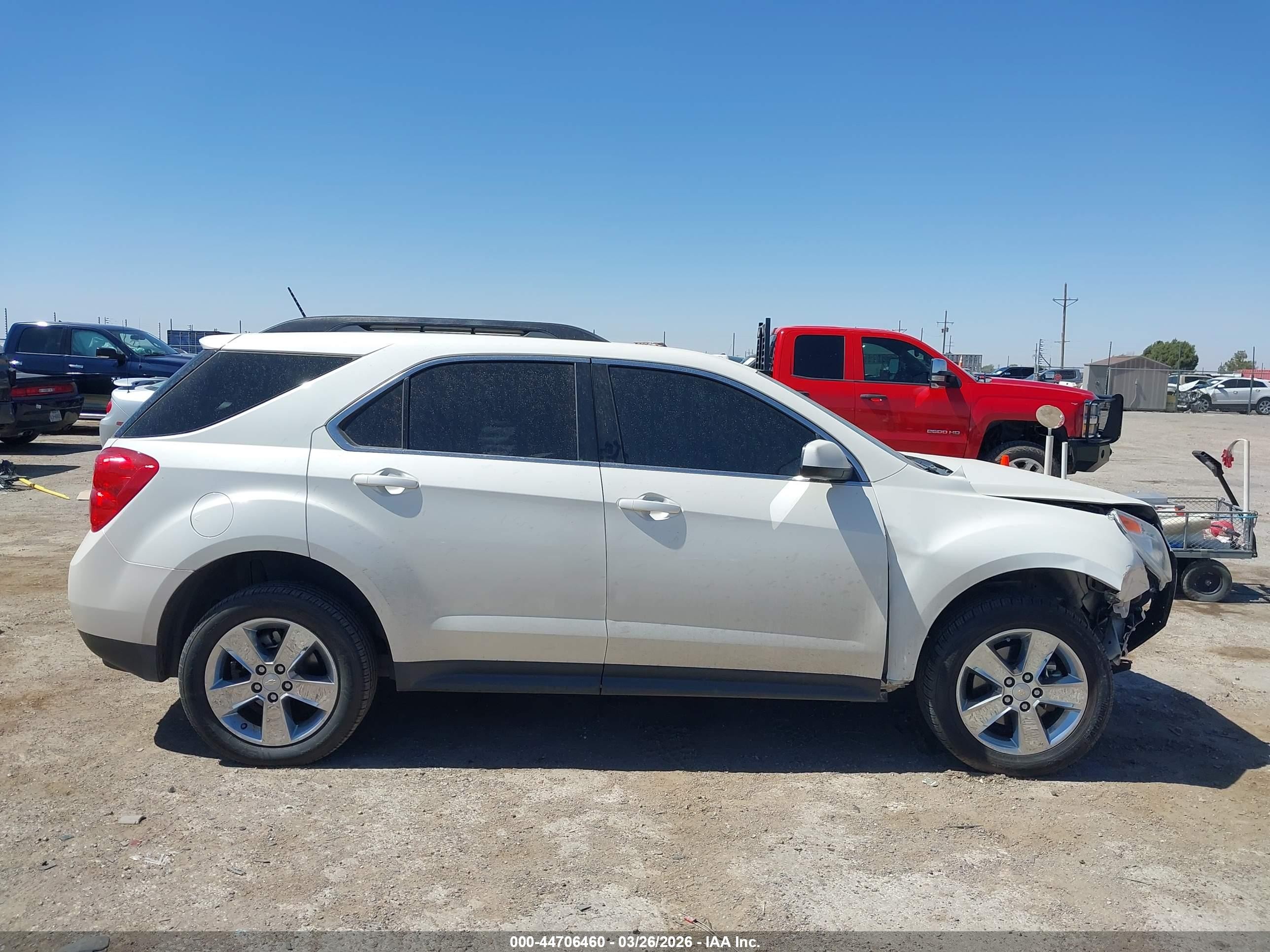 2015 Chevrolet Equinox 2lt White vin: 1GNALCEK6FZ138239