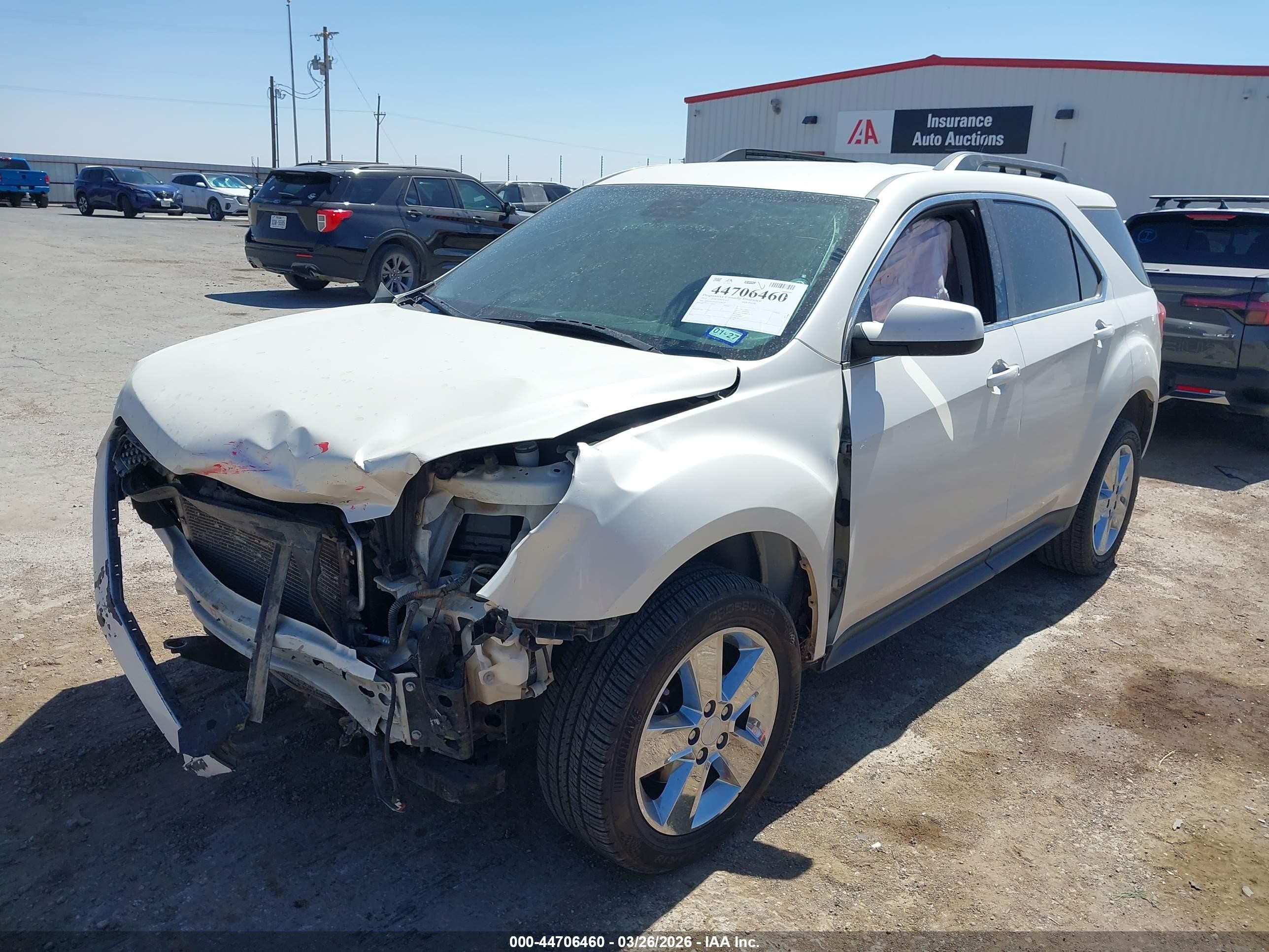 2015 Chevrolet Equinox 2lt White vin: 1GNALCEK6FZ138239