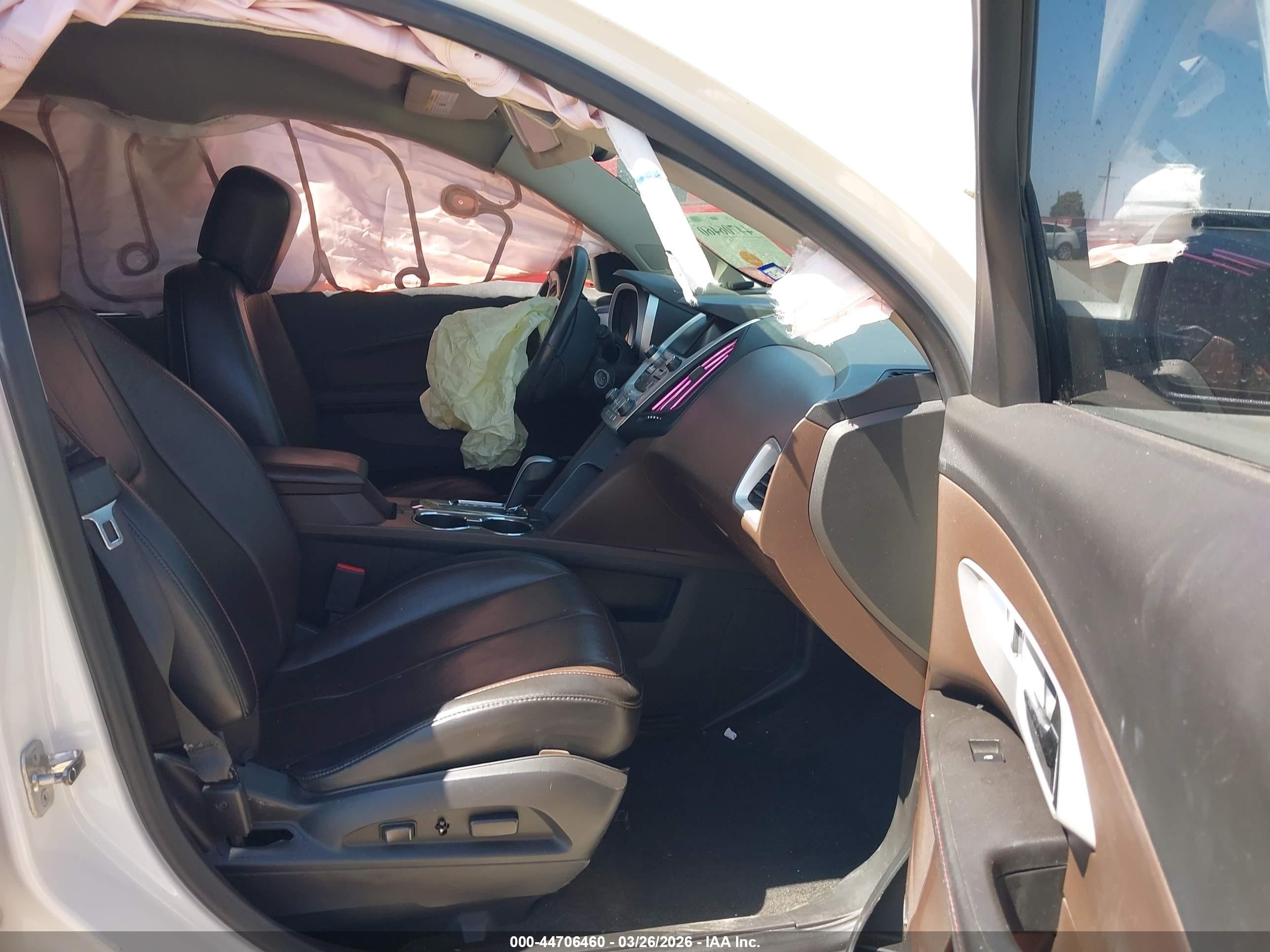 2015 Chevrolet Equinox 2lt White vin: 1GNALCEK6FZ138239