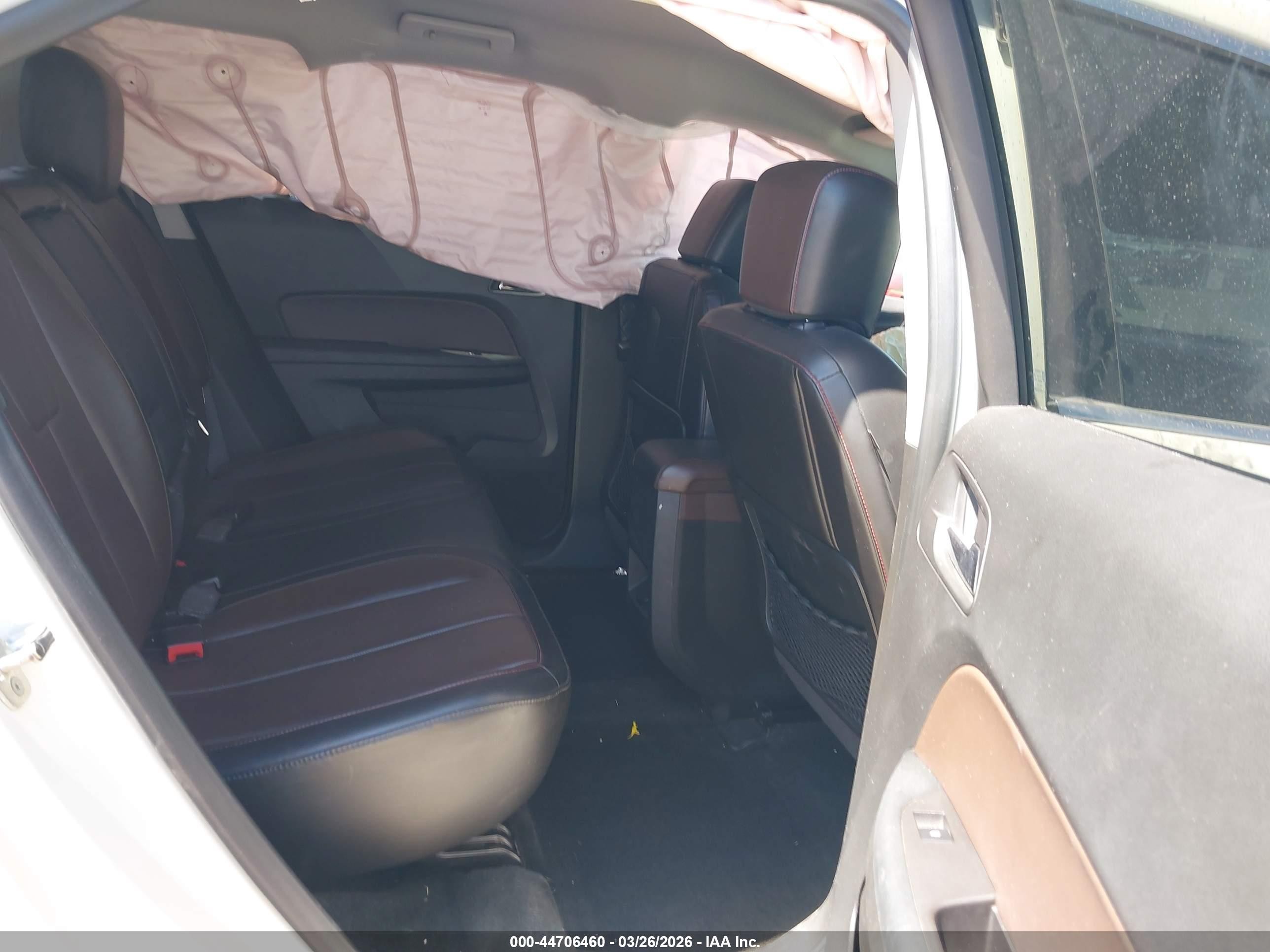 2015 Chevrolet Equinox 2lt White vin: 1GNALCEK6FZ138239