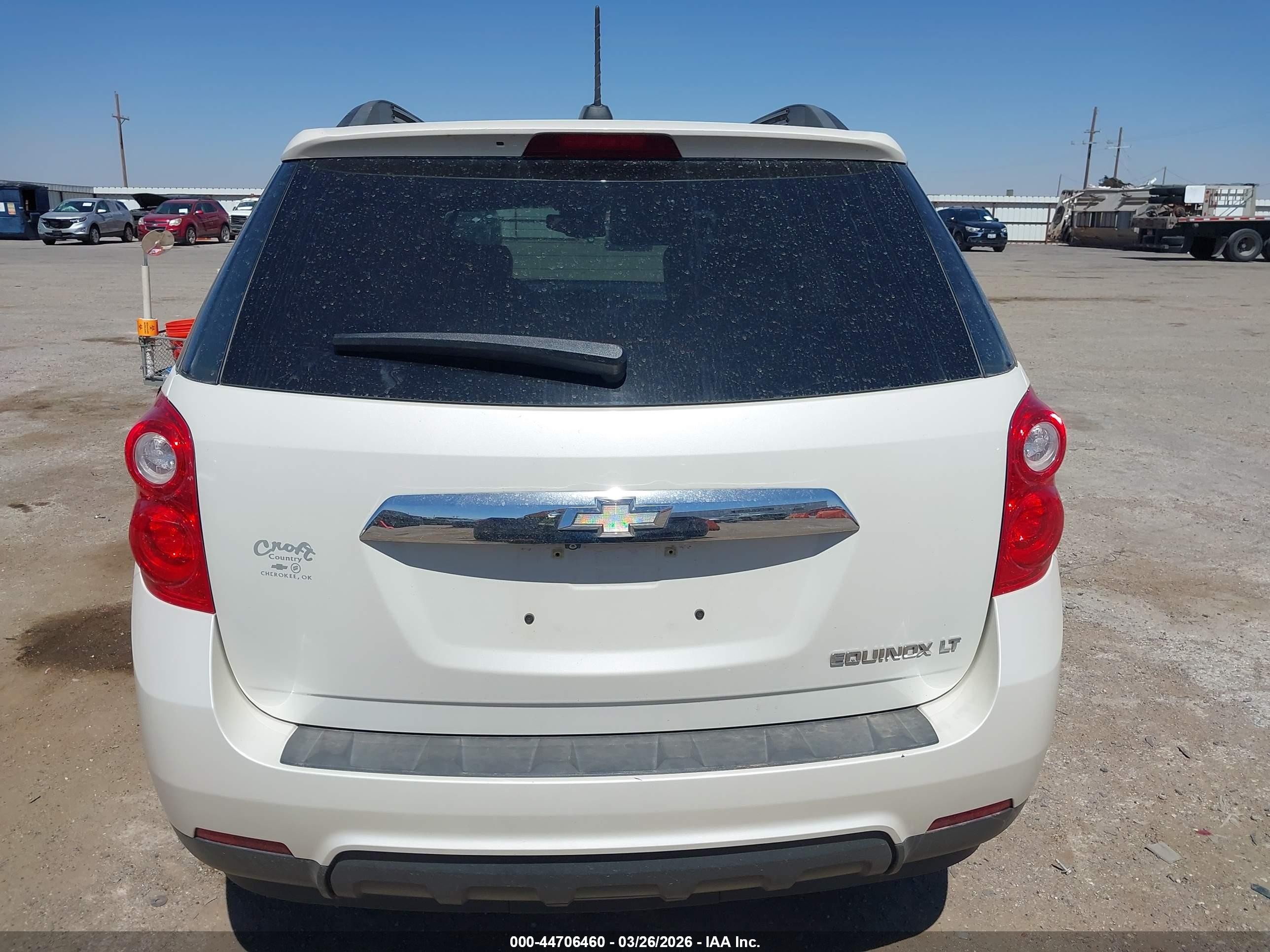 2015 Chevrolet Equinox 2lt White vin: 1GNALCEK6FZ138239