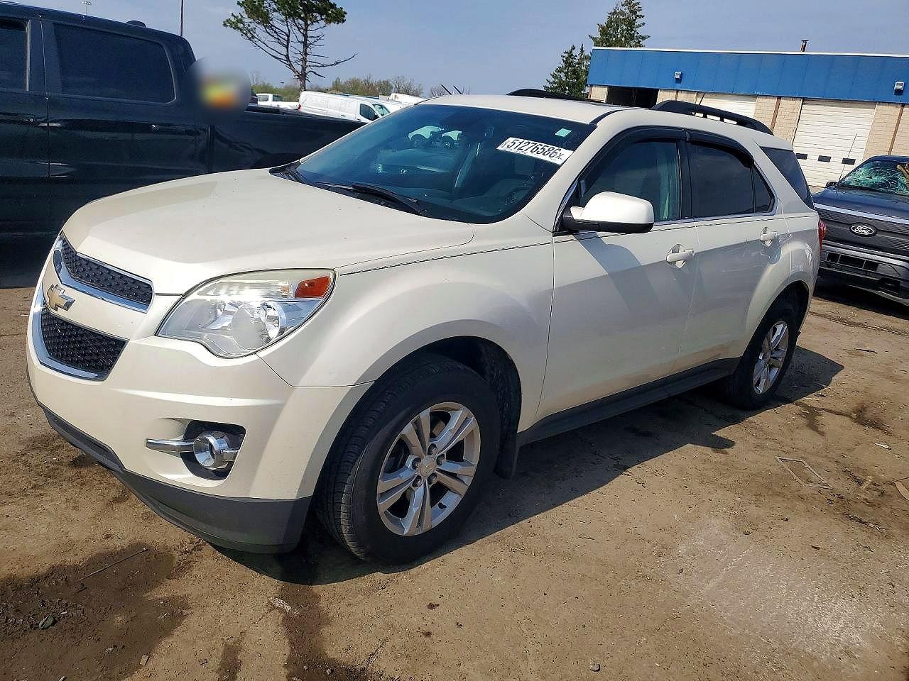 2014 Chevrolet Equinox Lt White vin: 1GNALCEK7EZ104809