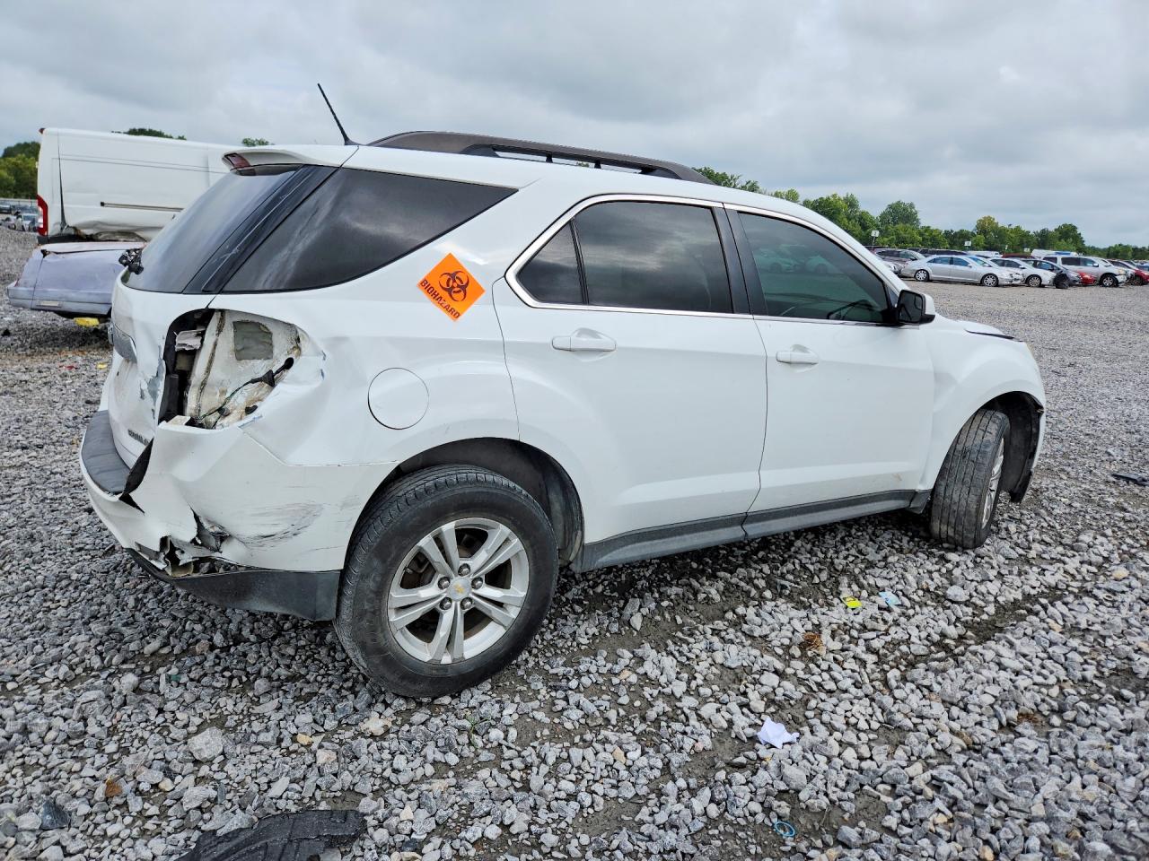 2014 Chevrolet Equinox Lt White vin: 1GNALCEK8EZ128522