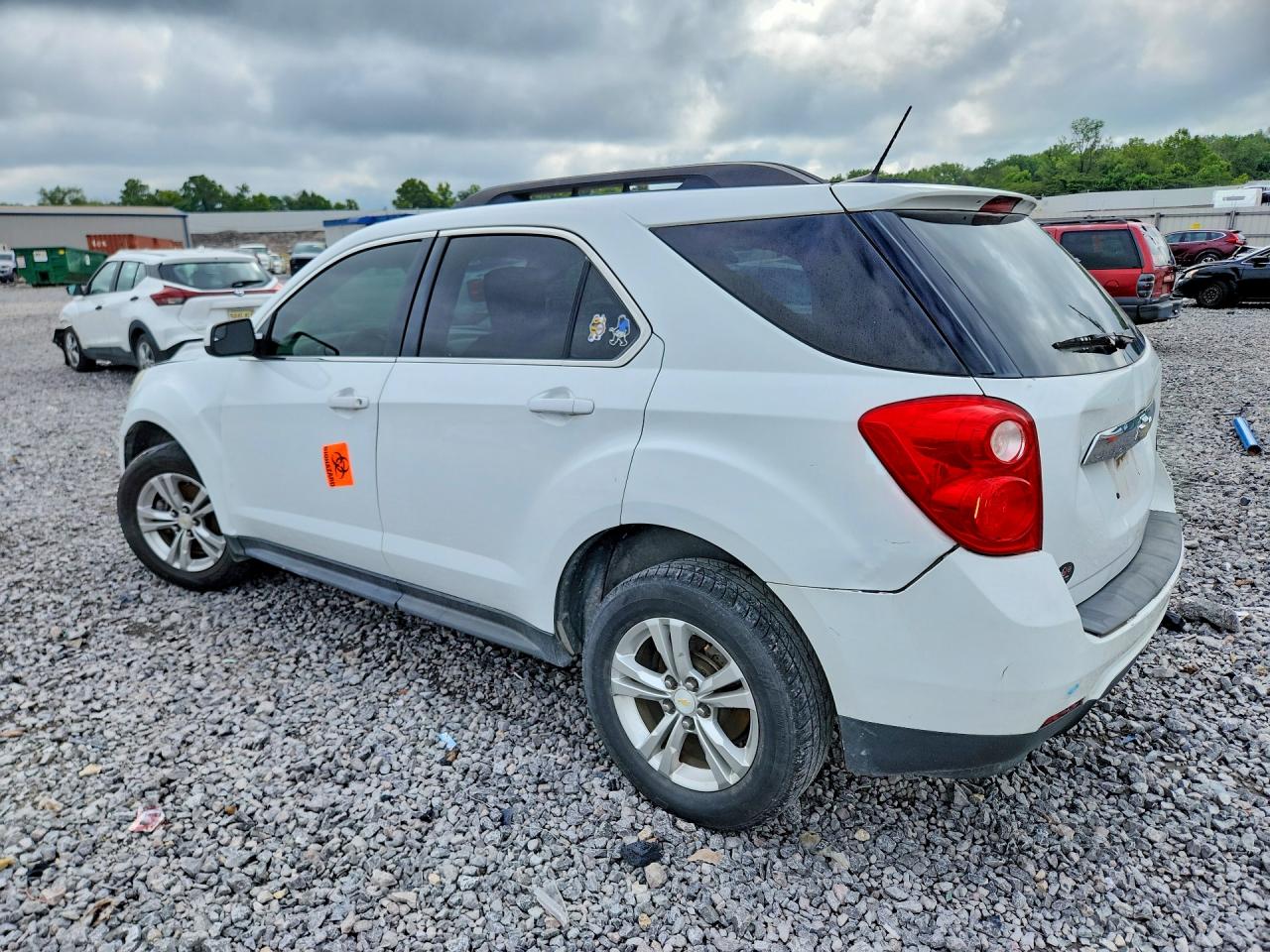 2014 Chevrolet Equinox Lt White vin: 1GNALCEK8EZ128522