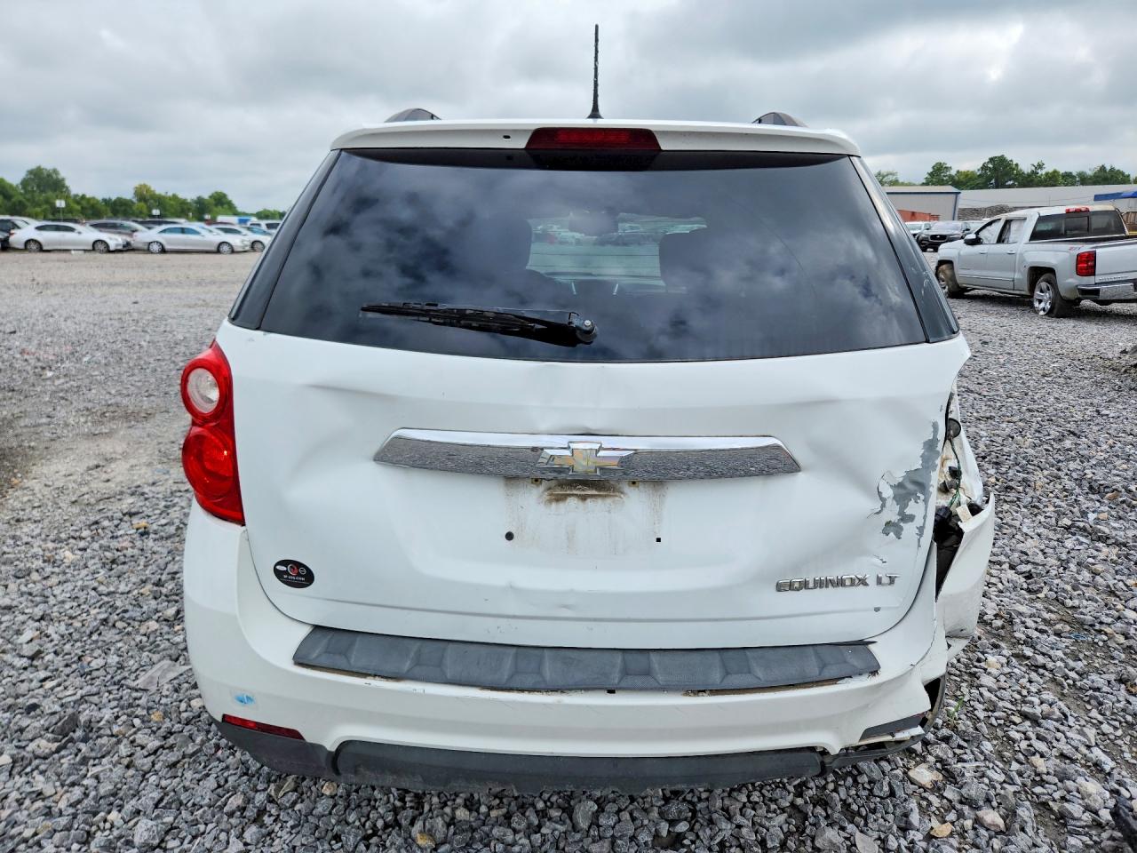 2014 Chevrolet Equinox Lt White vin: 1GNALCEK8EZ128522