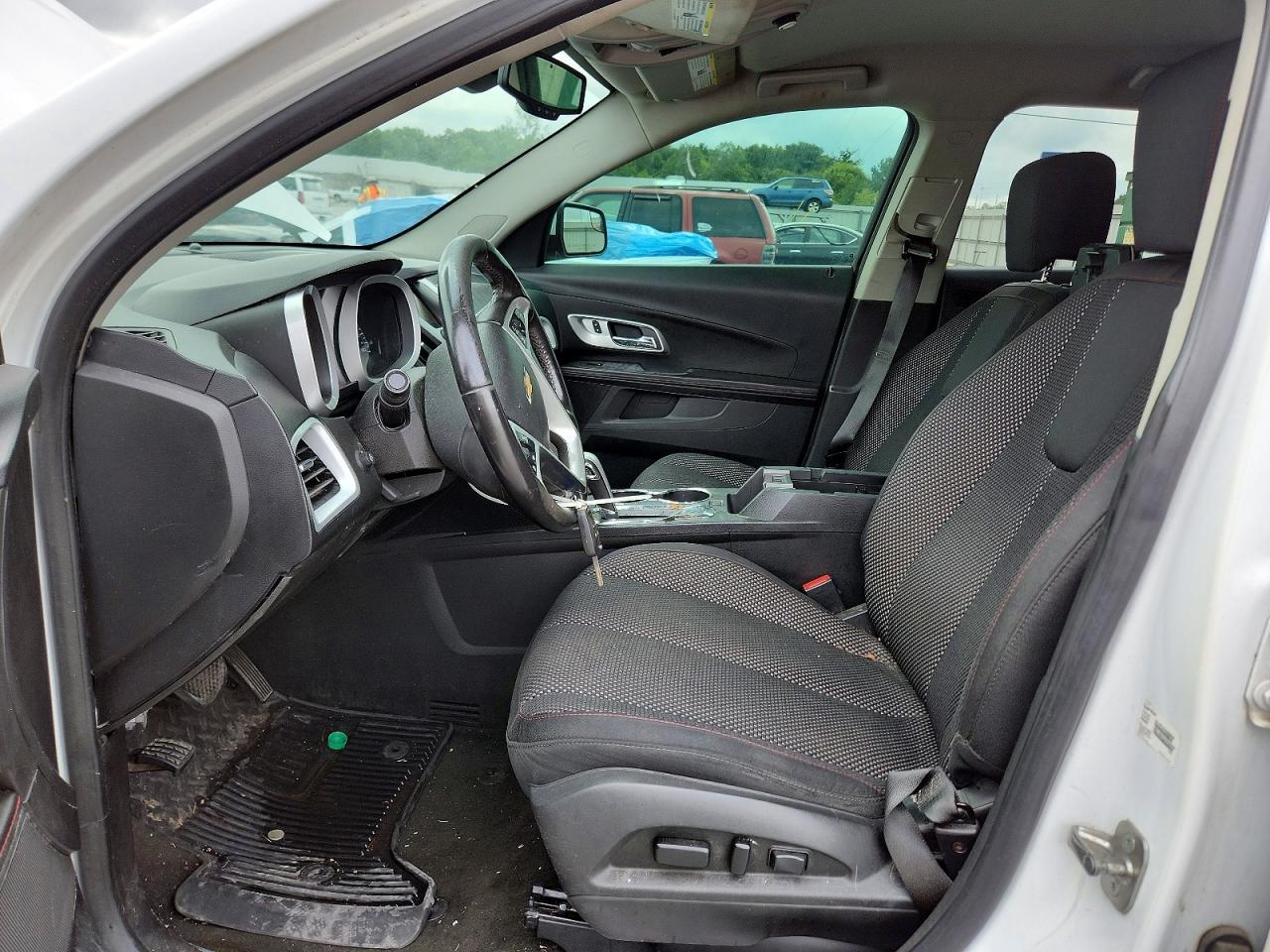 2014 Chevrolet Equinox Lt White vin: 1GNALCEK8EZ128522