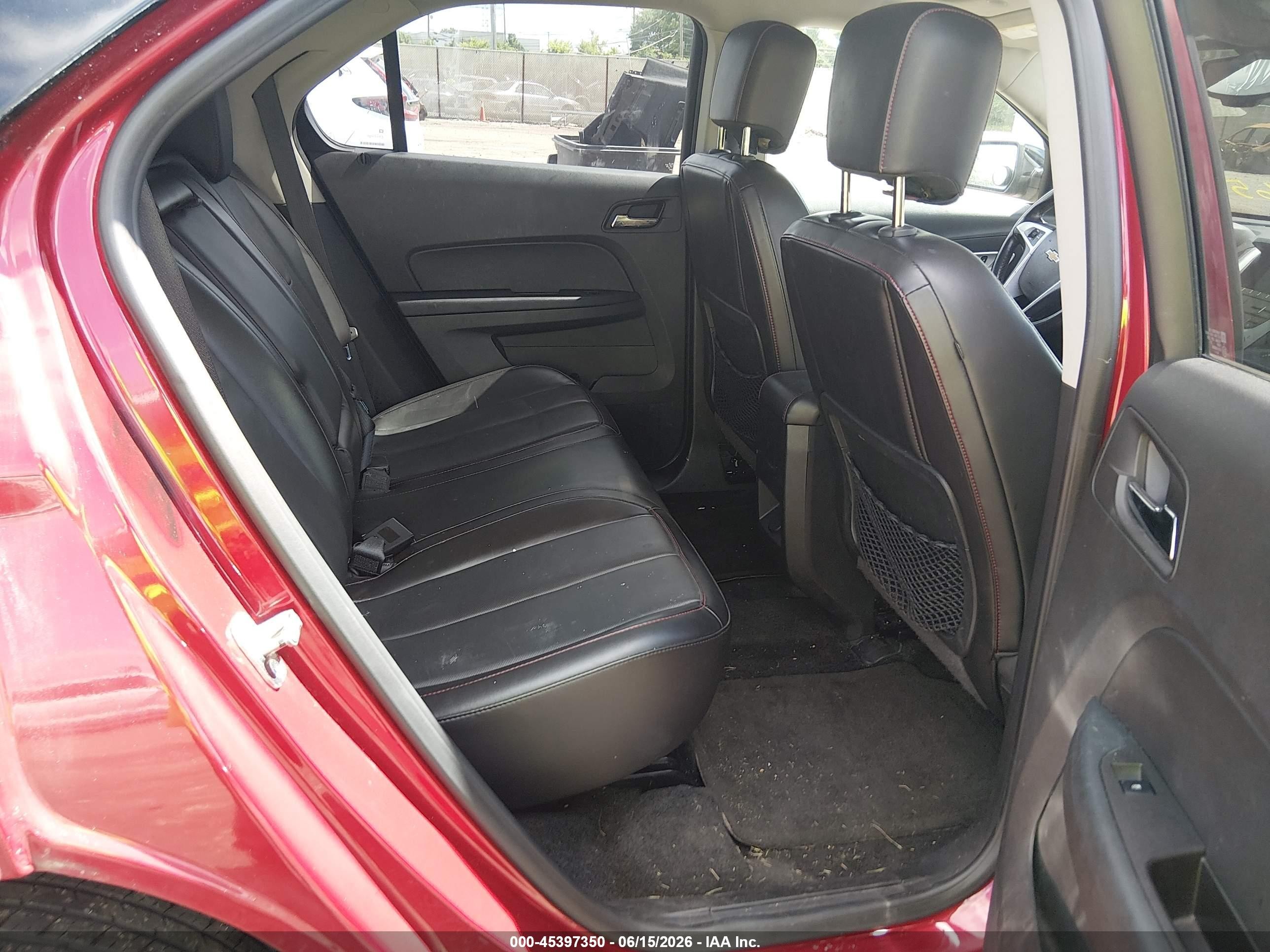 2015 Chevrolet Equinox Lt Black vin: 1GNALCEK8FZ118803