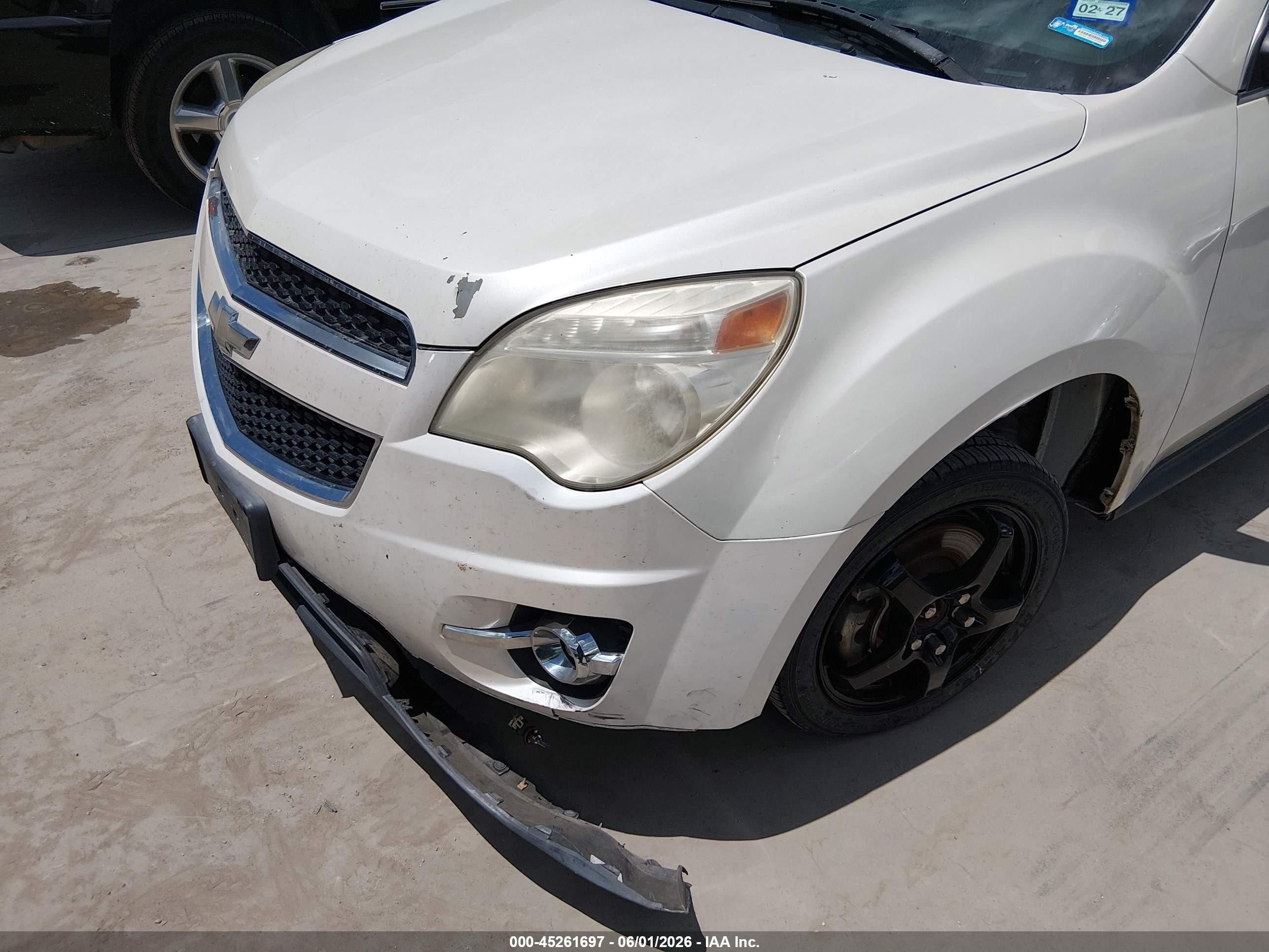 2014 Chevrolet Equinox 2lt White vin: 1GNALCEKXEZ104190