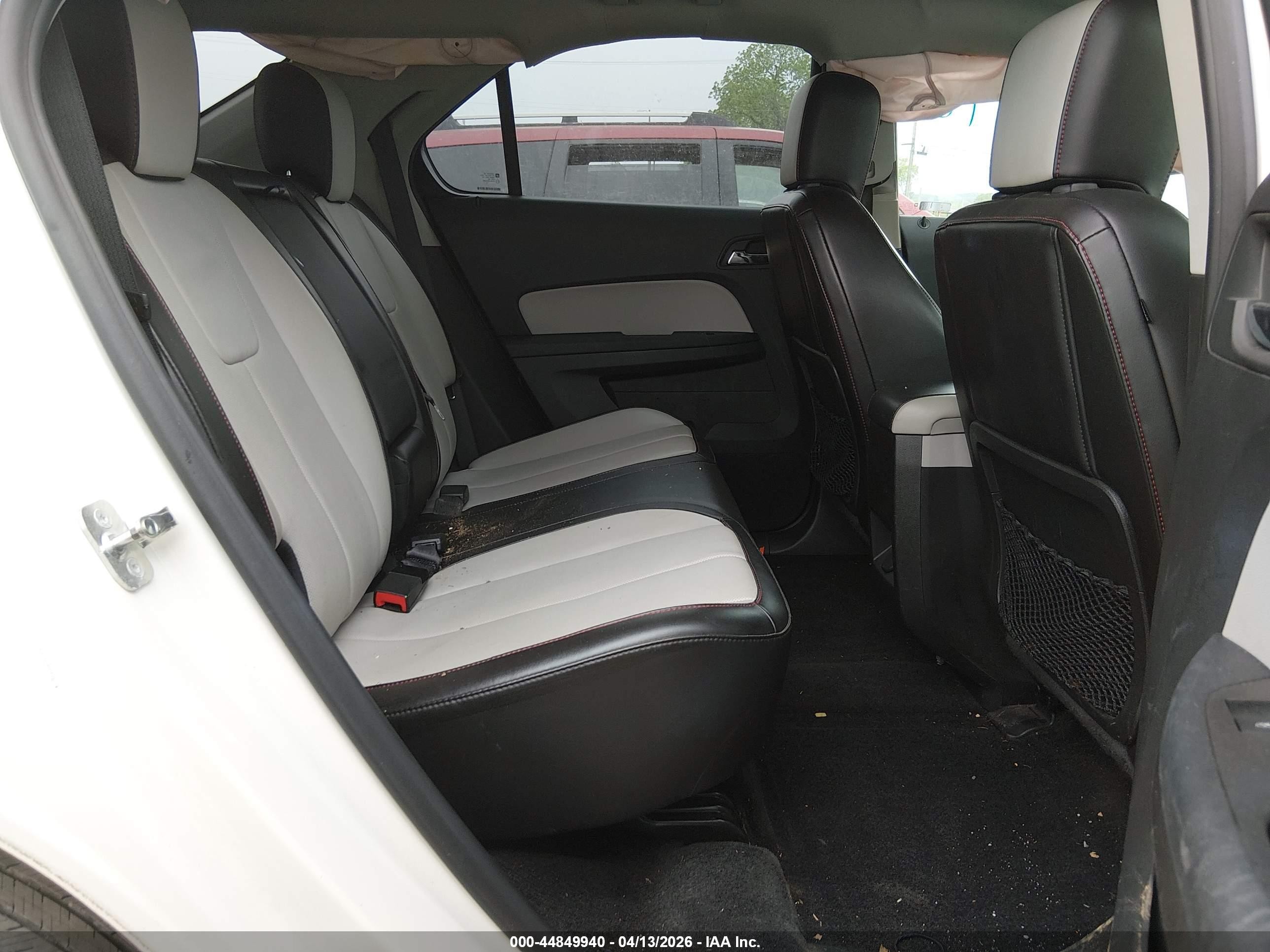 2015 Chevrolet Equinox Ltz White vin: 1GNALDEK0FZ121832
