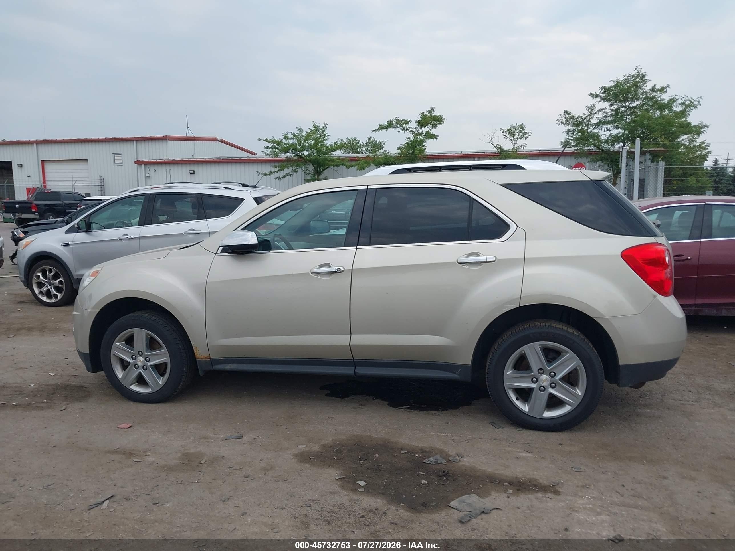 2015 Chevrolet Equinox Ltz Champagne vin: 1GNALDEK0FZ129073