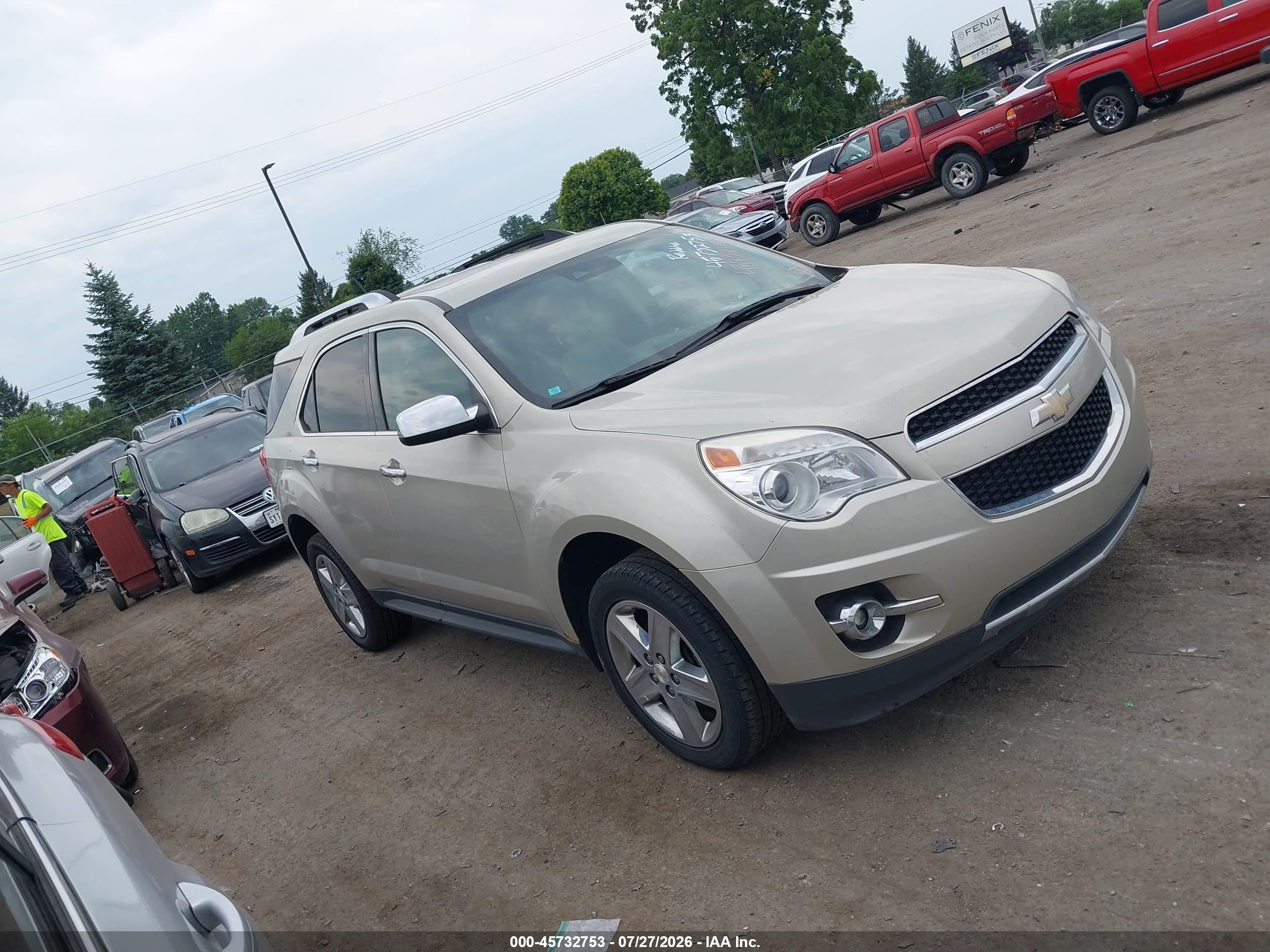2015 Chevrolet Equinox Ltz Champagne vin: 1GNALDEK0FZ129073
