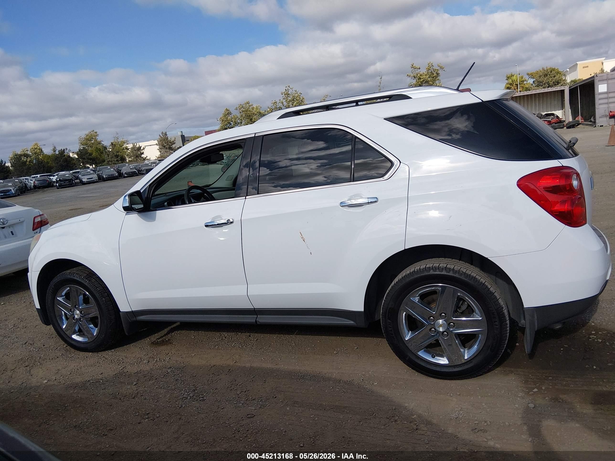 2015 Chevrolet Equinox Ltz Белый vin: 1GNALDEK0FZ140736