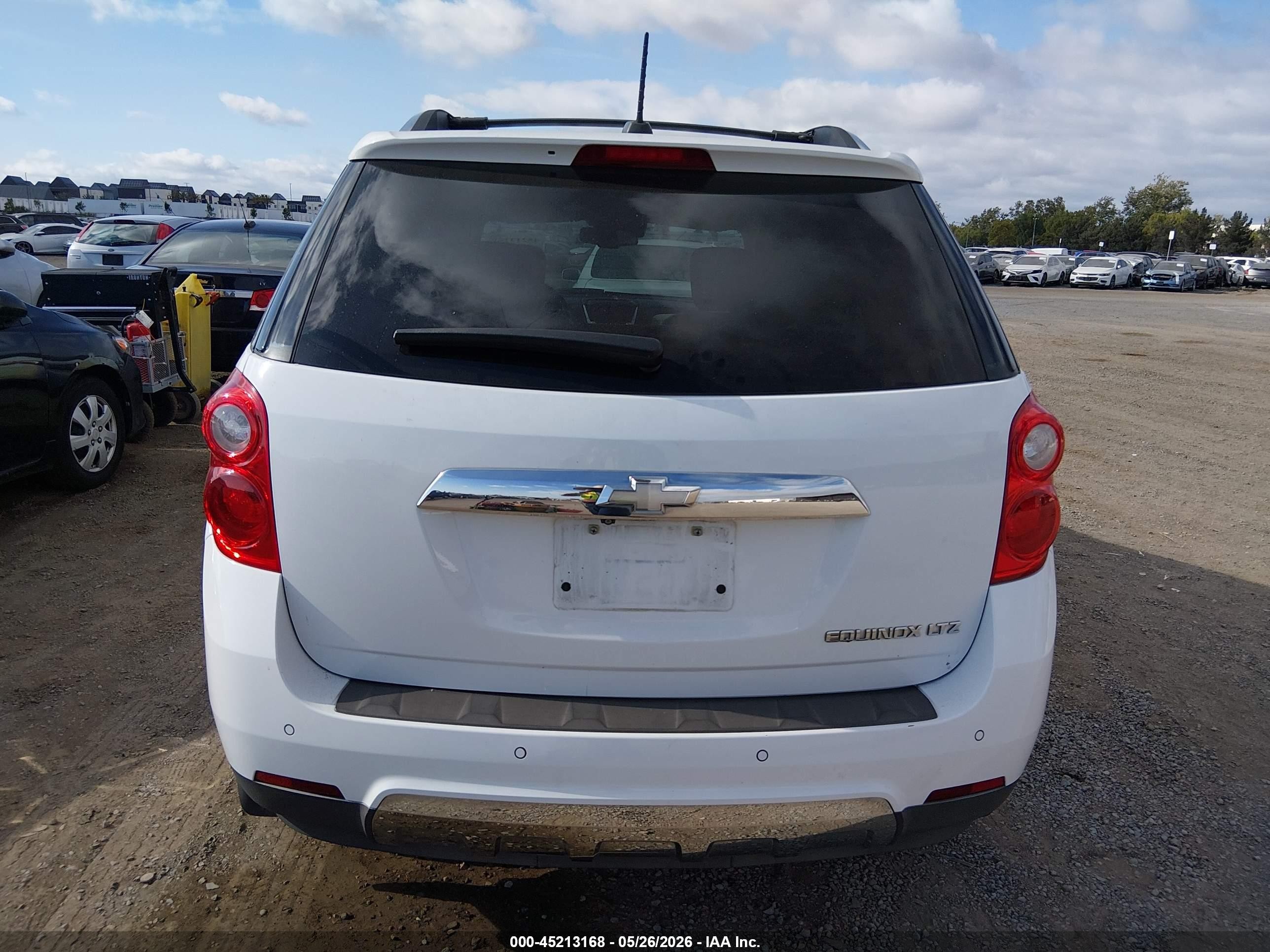 2015 Chevrolet Equinox Ltz Белый vin: 1GNALDEK0FZ140736