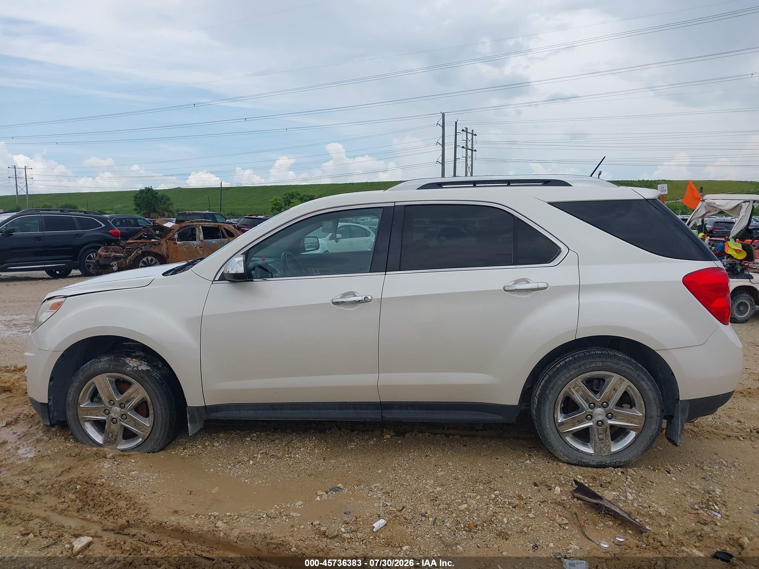 2015 Chevrolet Equinox Ltz Cream vin: 1GNALDEK0FZ141174