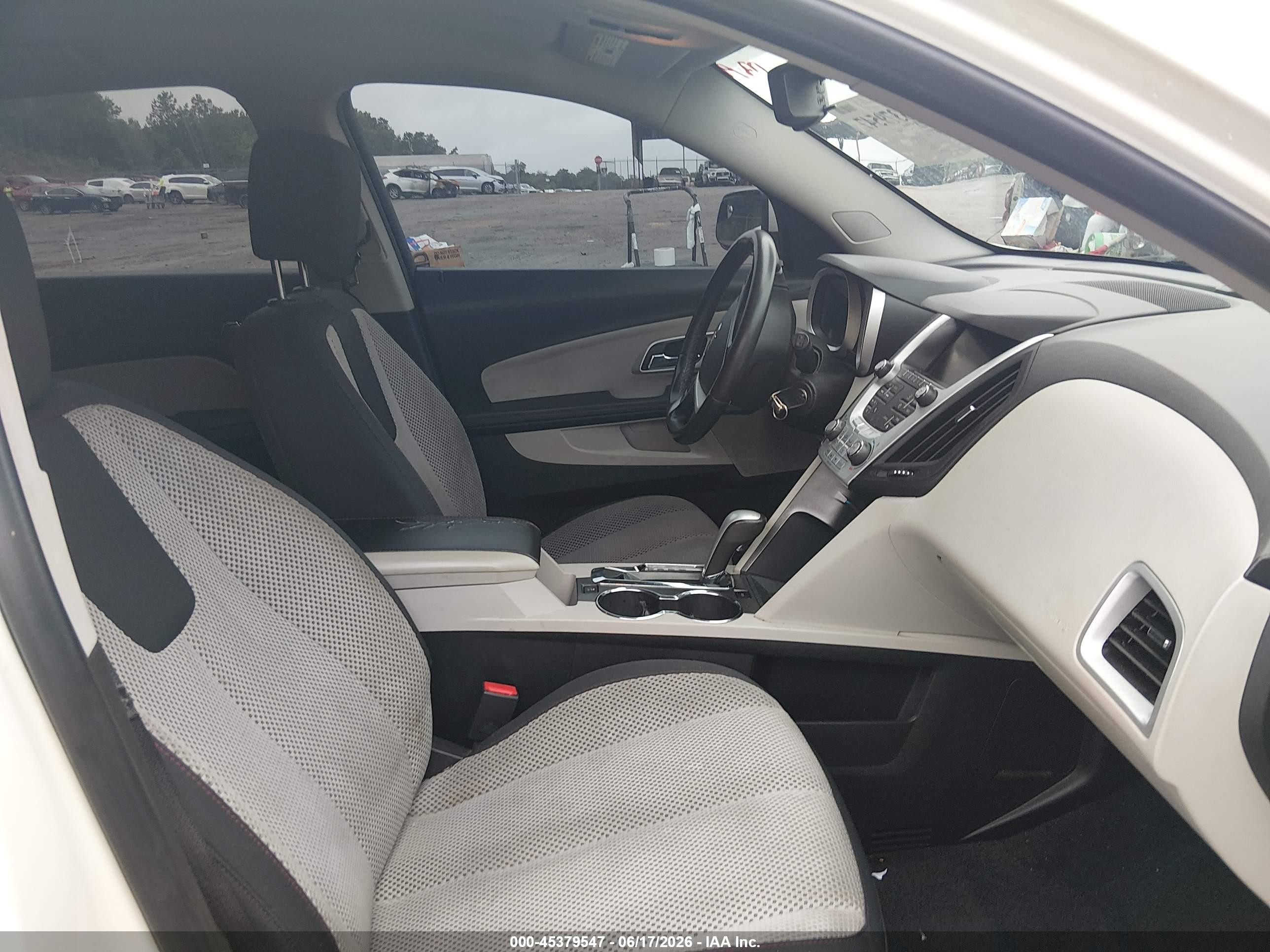 2013 Chevrolet Equinox 1lt White vin: 1GNALDEK1DZ125630