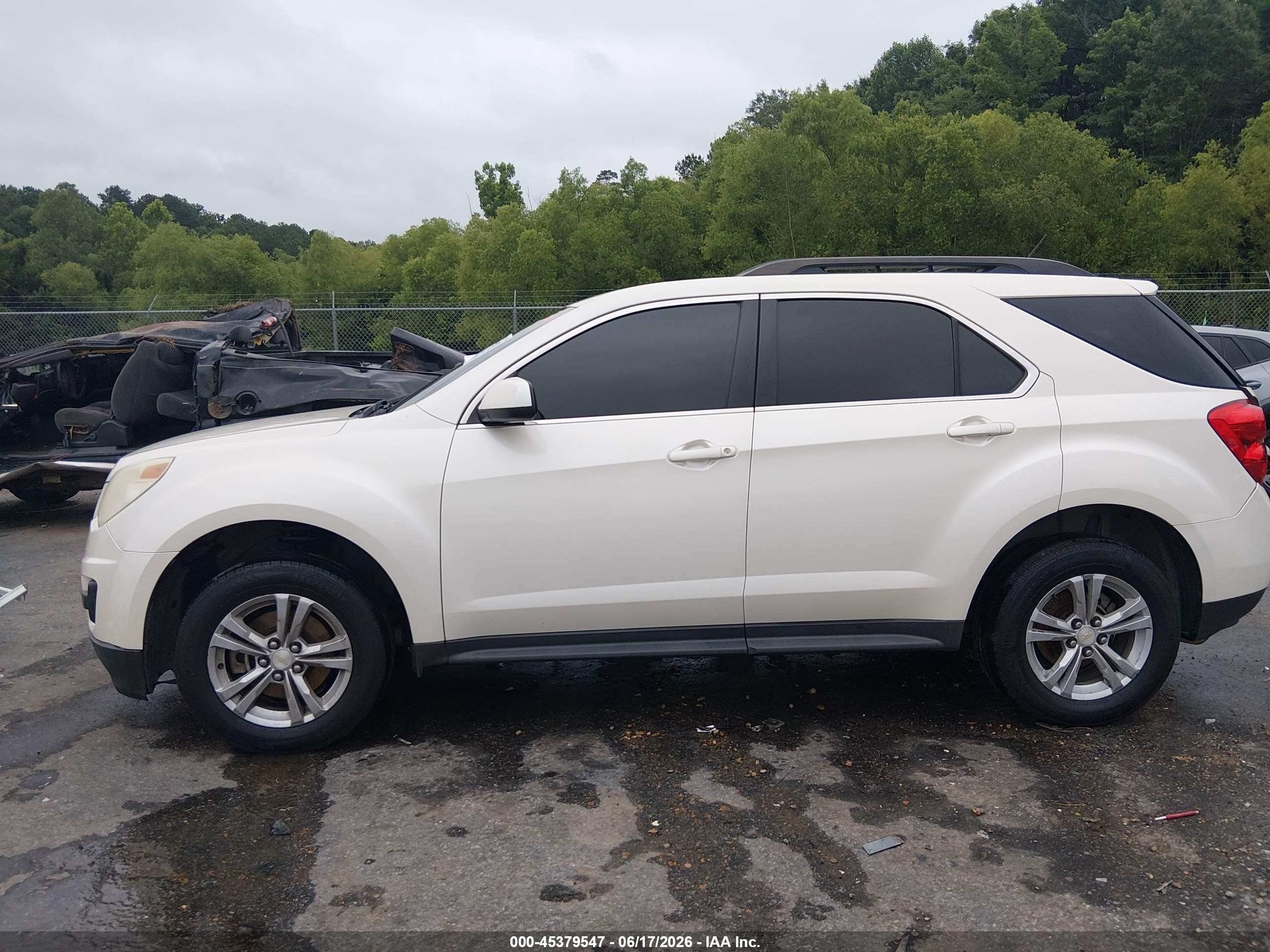 2013 Chevrolet Equinox 1lt White vin: 1GNALDEK1DZ125630