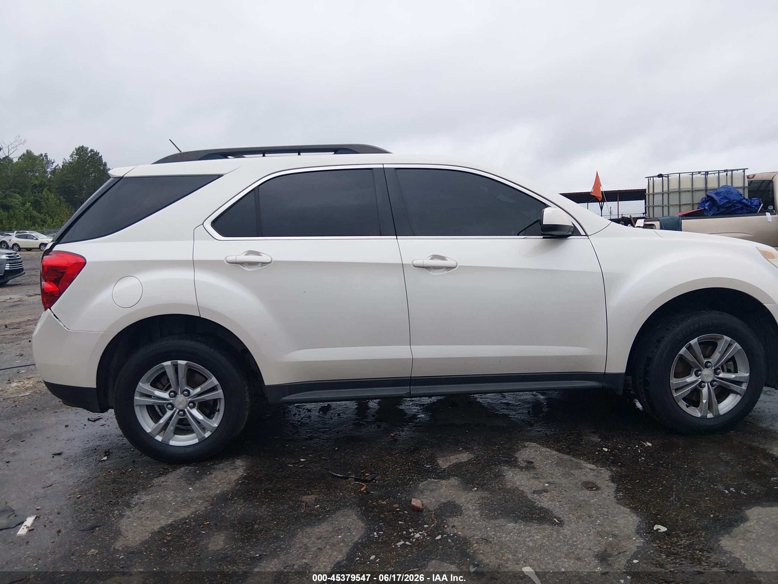 2013 Chevrolet Equinox 1lt White vin: 1GNALDEK1DZ125630
