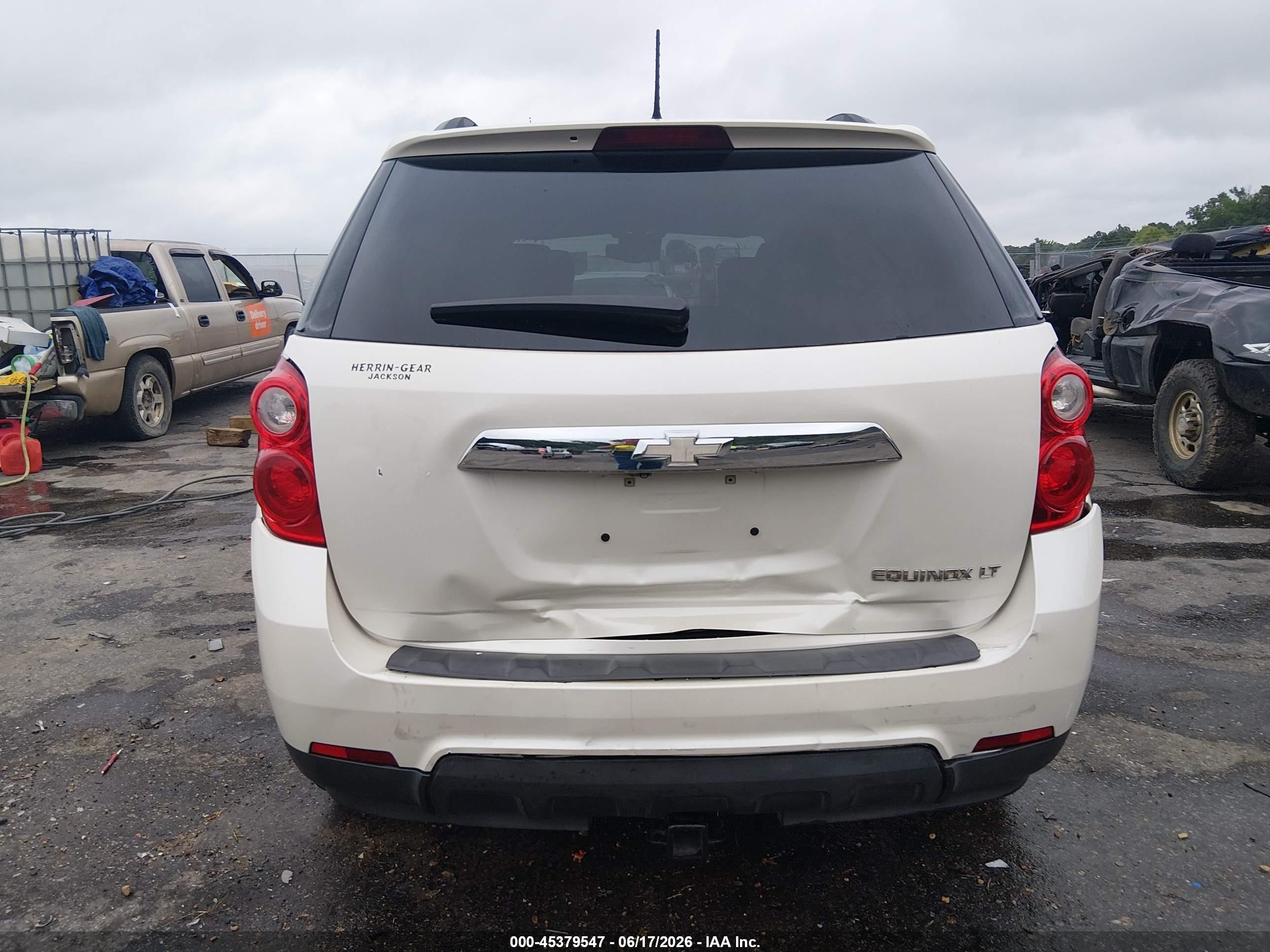 2013 Chevrolet Equinox 1lt White vin: 1GNALDEK1DZ125630