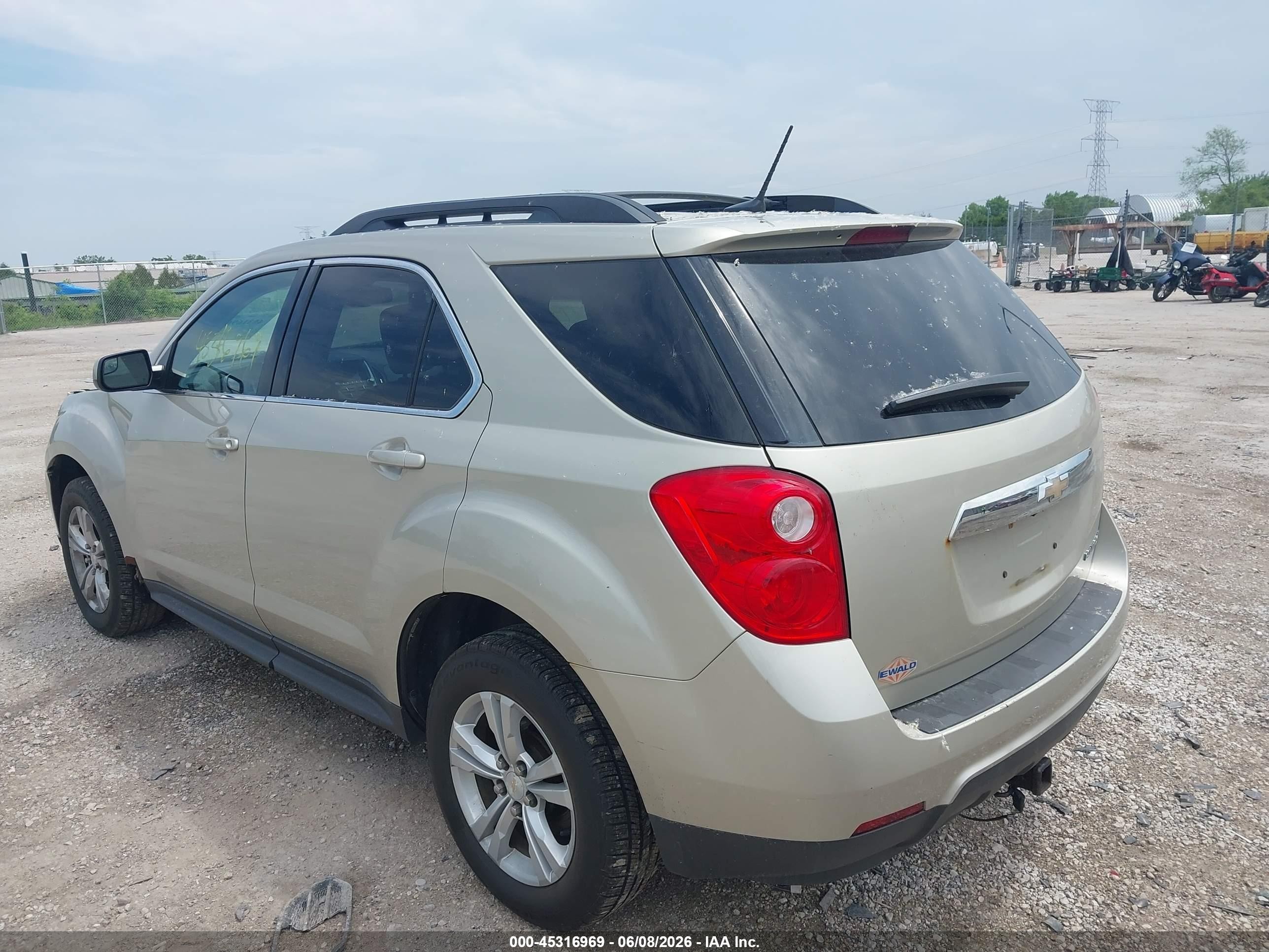 2013 Chevrolet Equinox 1lt Бежевый vin: 1GNALDEK1DZ132142