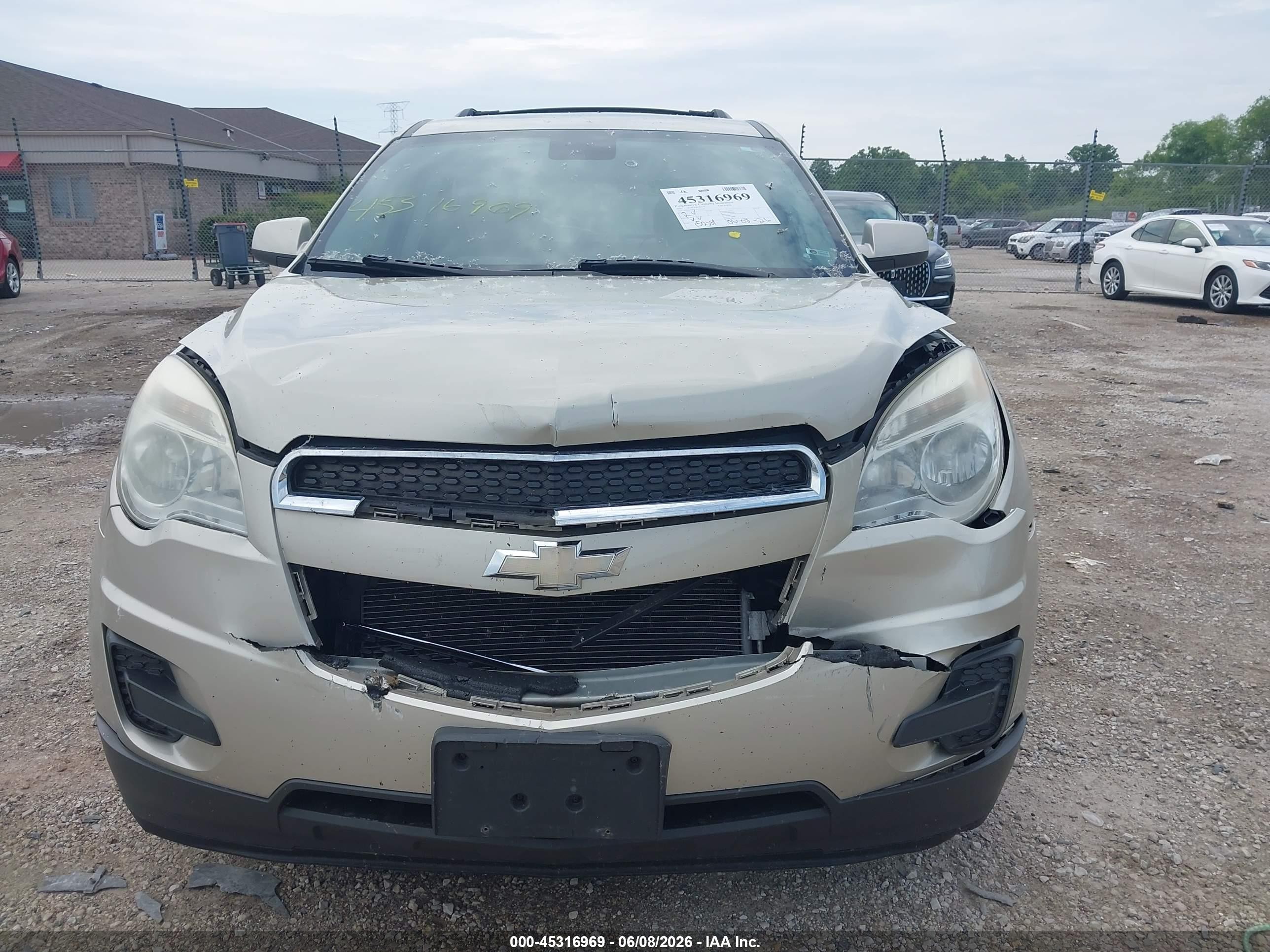 2013 Chevrolet Equinox 1lt Бежевый vin: 1GNALDEK1DZ132142