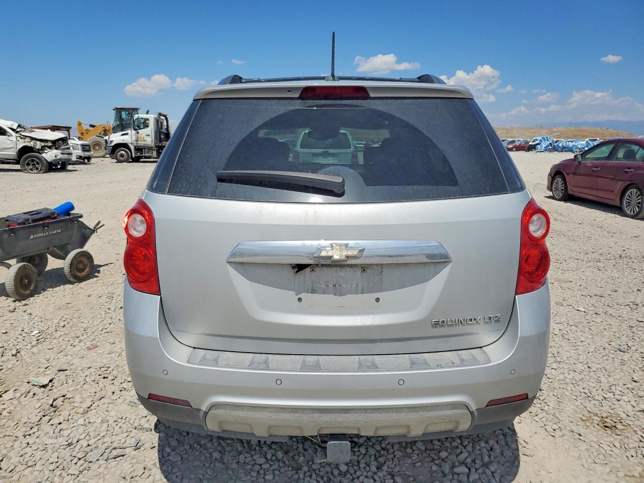 2015 Chevrolet Equinox Ltz Silver vin: 1GNALDEK1FZ138588