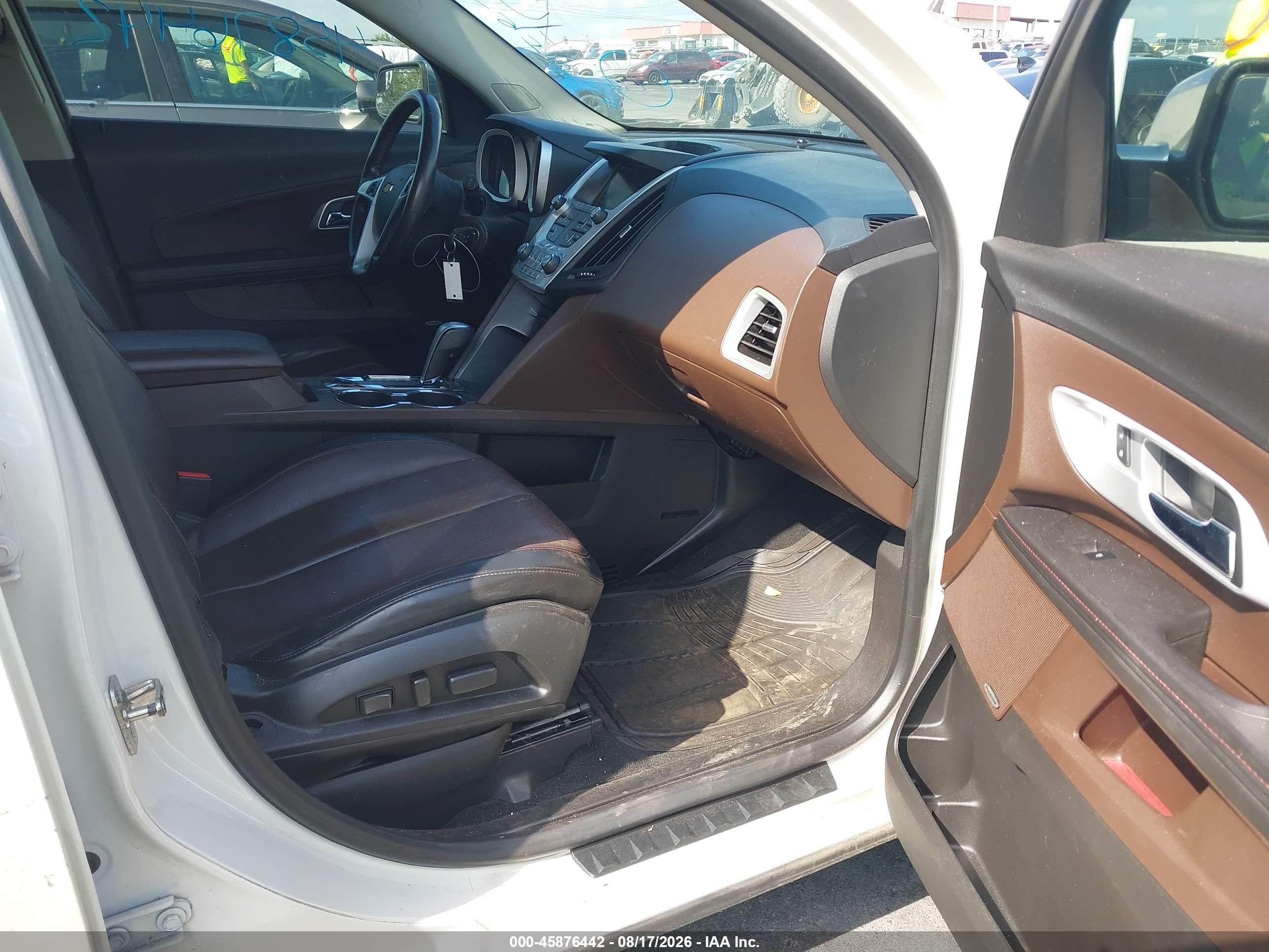 2014 Chevrolet Equinox Ltz Cream vin: 1GNALDEK2EZ135441